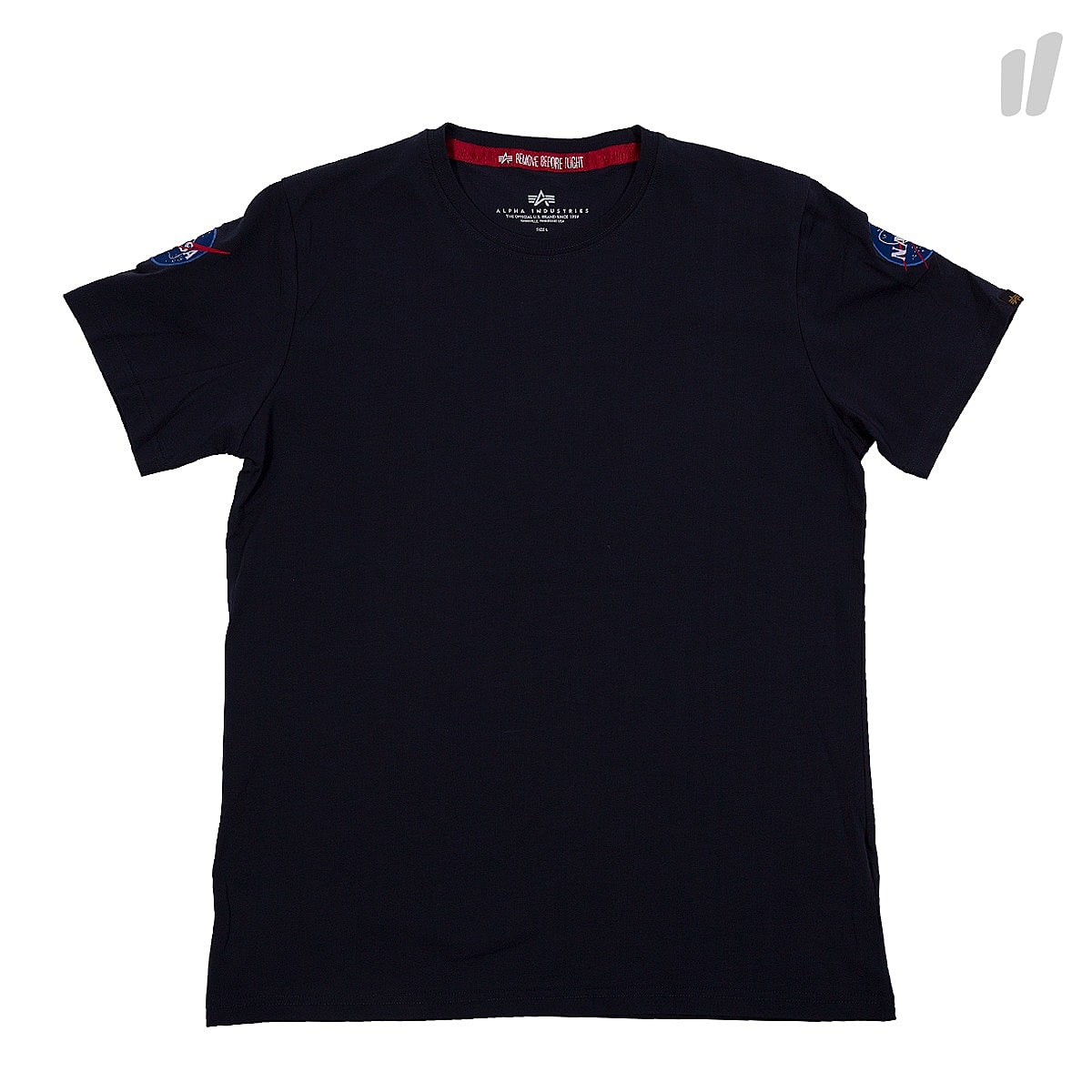 Alpha Industries nasa tee Rep. Blue T-Shirts 176506 07 | Overkill