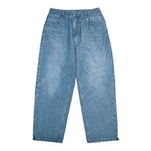 Umbro x Wasted Paris Trompe L'oeil Overpant Washed Blue Wide Track Pants 177054 | Overkill