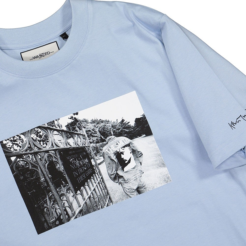 Wasted Paris Kevin Cummins x Wasted Paris Life T-Shirt City Blue T-Shirts Close-up | Overkill