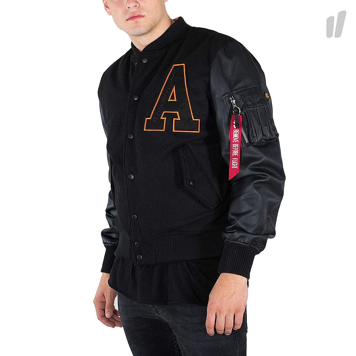 Alpha Industries College Jacket Black Bomber & Varsity Jackets 178135 / 03 | Overkill