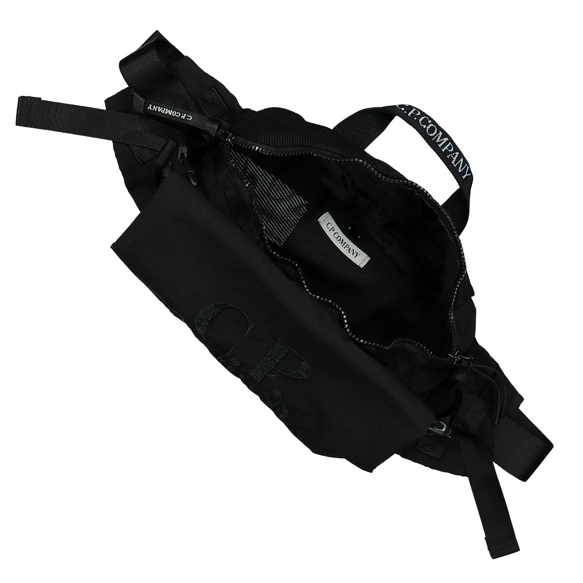 C.P. Company Accessories Bag In Plain Paper Touch Black Hip & Waist Bags Detail view 1 | Overkill
