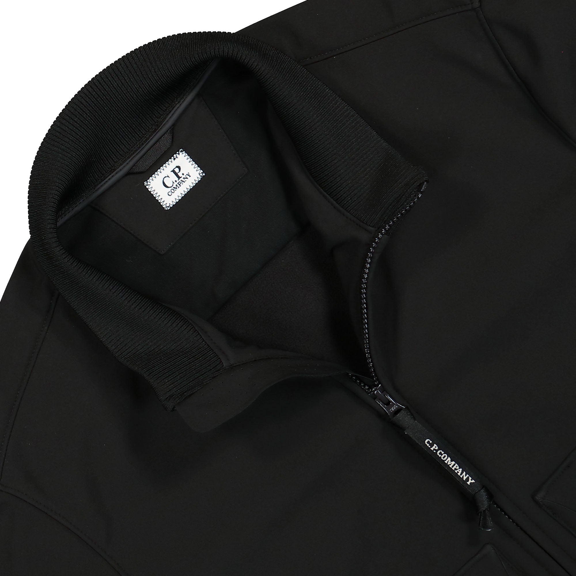 C.P. Company C.P. Shell-R Bomber Jacket Black Bomber & Varsity Jackets Close-up | Overkill