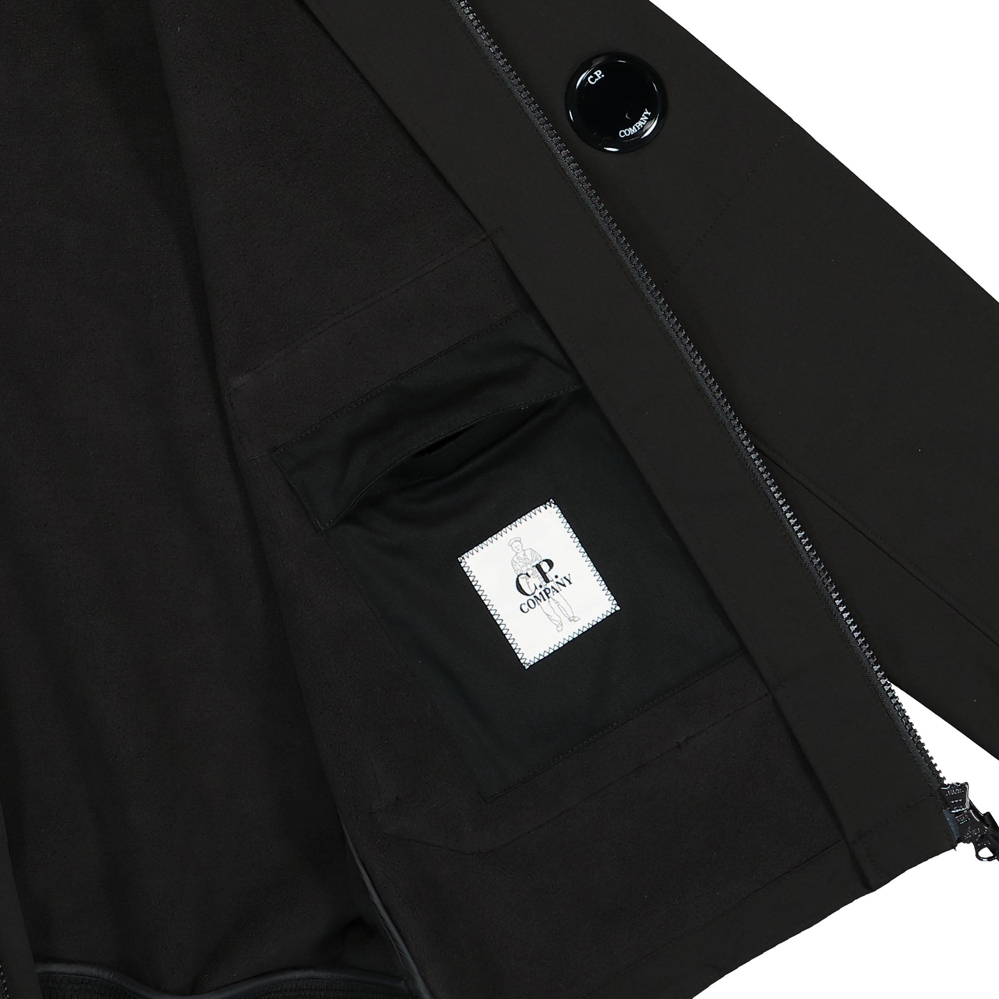 C.P. Company C.P. Shell-R Bomber Jacket Black Bomber & Varsity Jackets Detail view 2 | Overkill