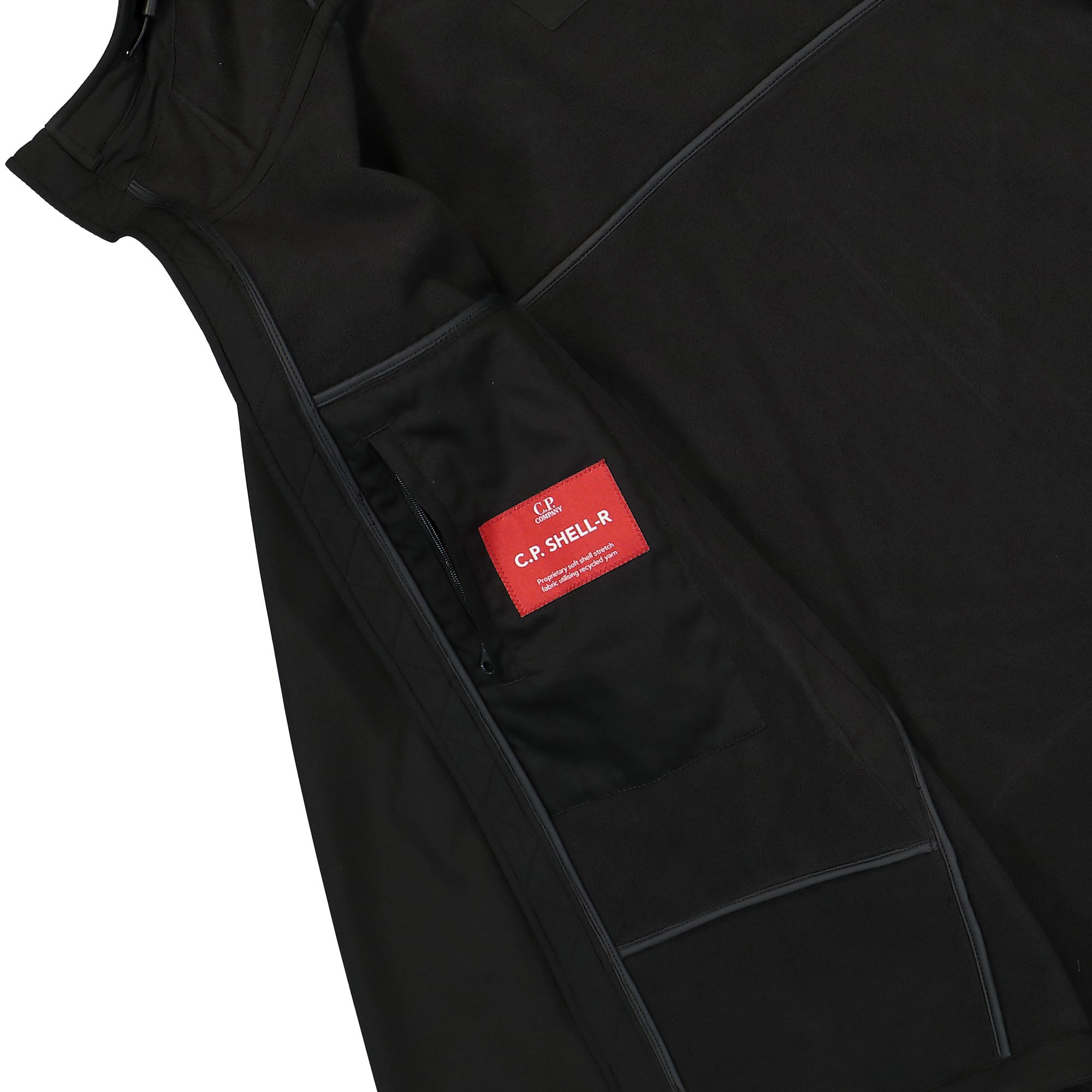 C.P. Company C.P. Shell-R Goggle Jacket Black Jackets Detail view 1 | Overkill