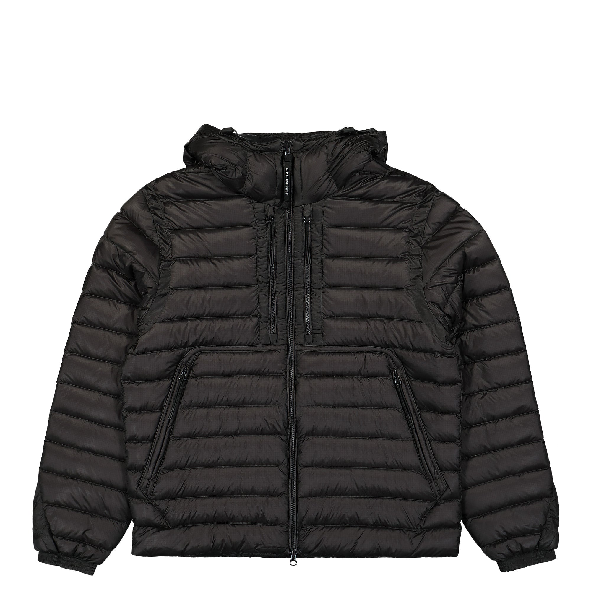 C.P. Company D.D. Shell Goggle Down Jacket Black Puffer Jackets 17CMOW073A-006099A 999 | Overkill