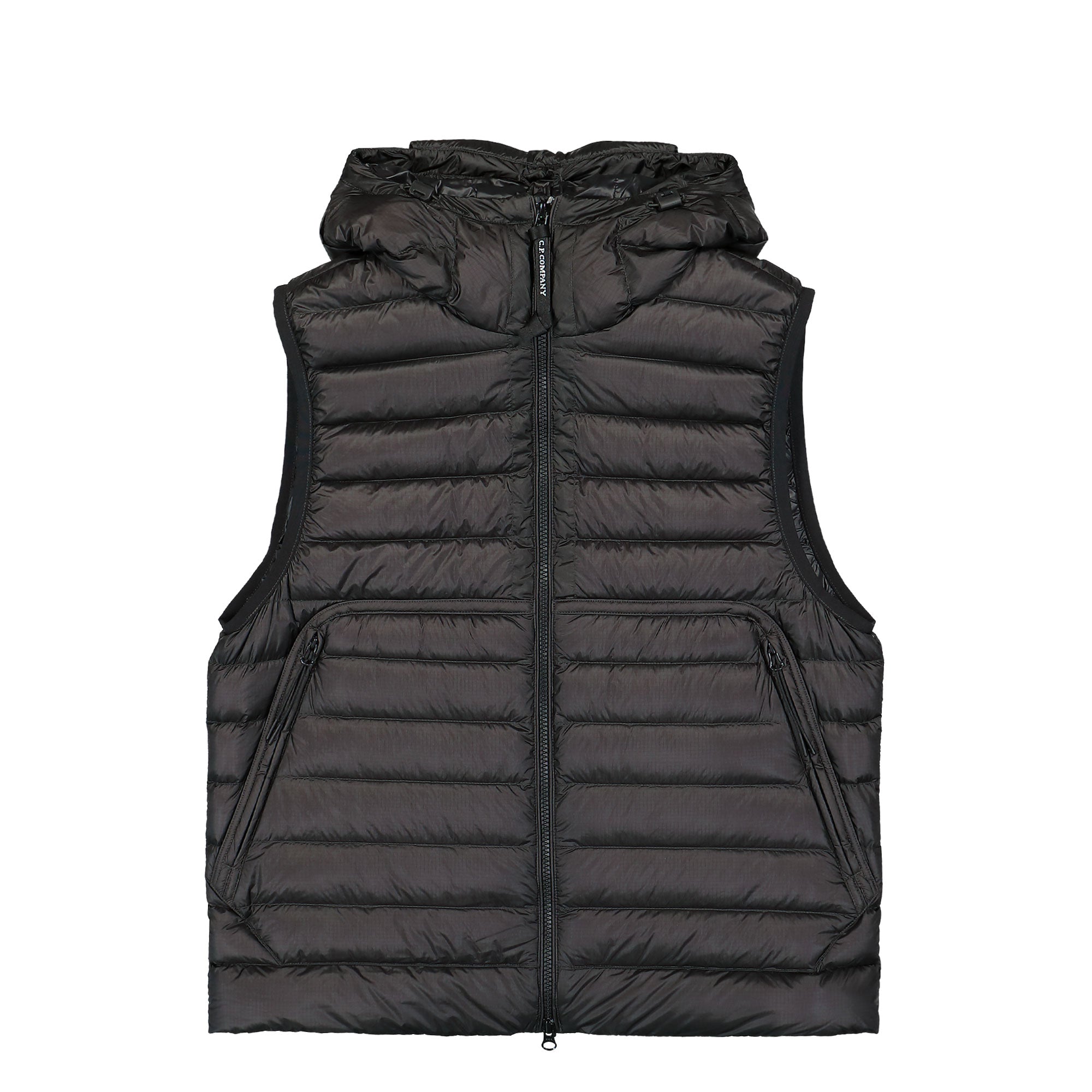 C.P. Company D.D. Shell Goggle Down Vest Black Vests 17CMOW074A006099A 999 | Overkill