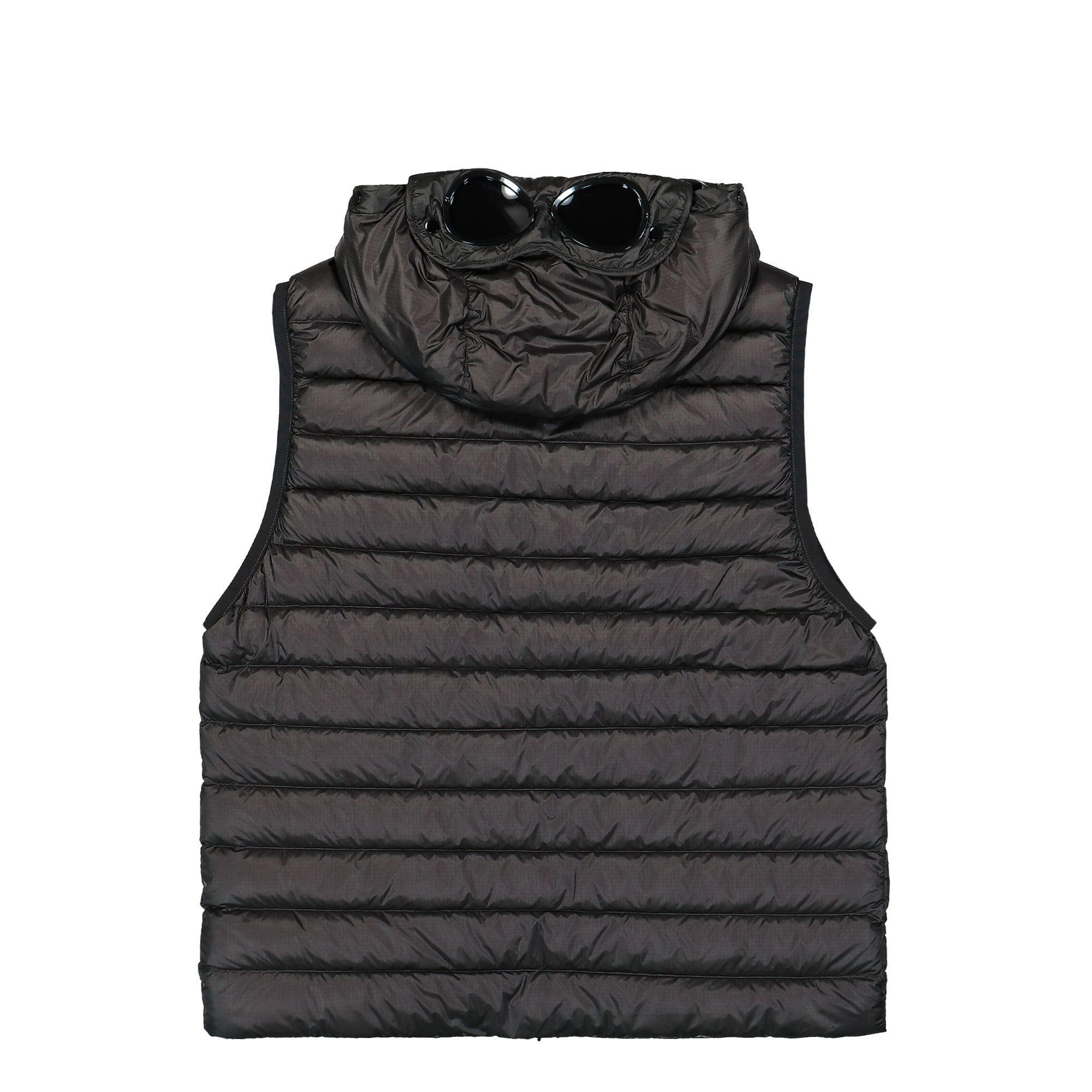 C.P. Company D.D. Shell Goggle Down Vest Black Vests Material | Overkill
