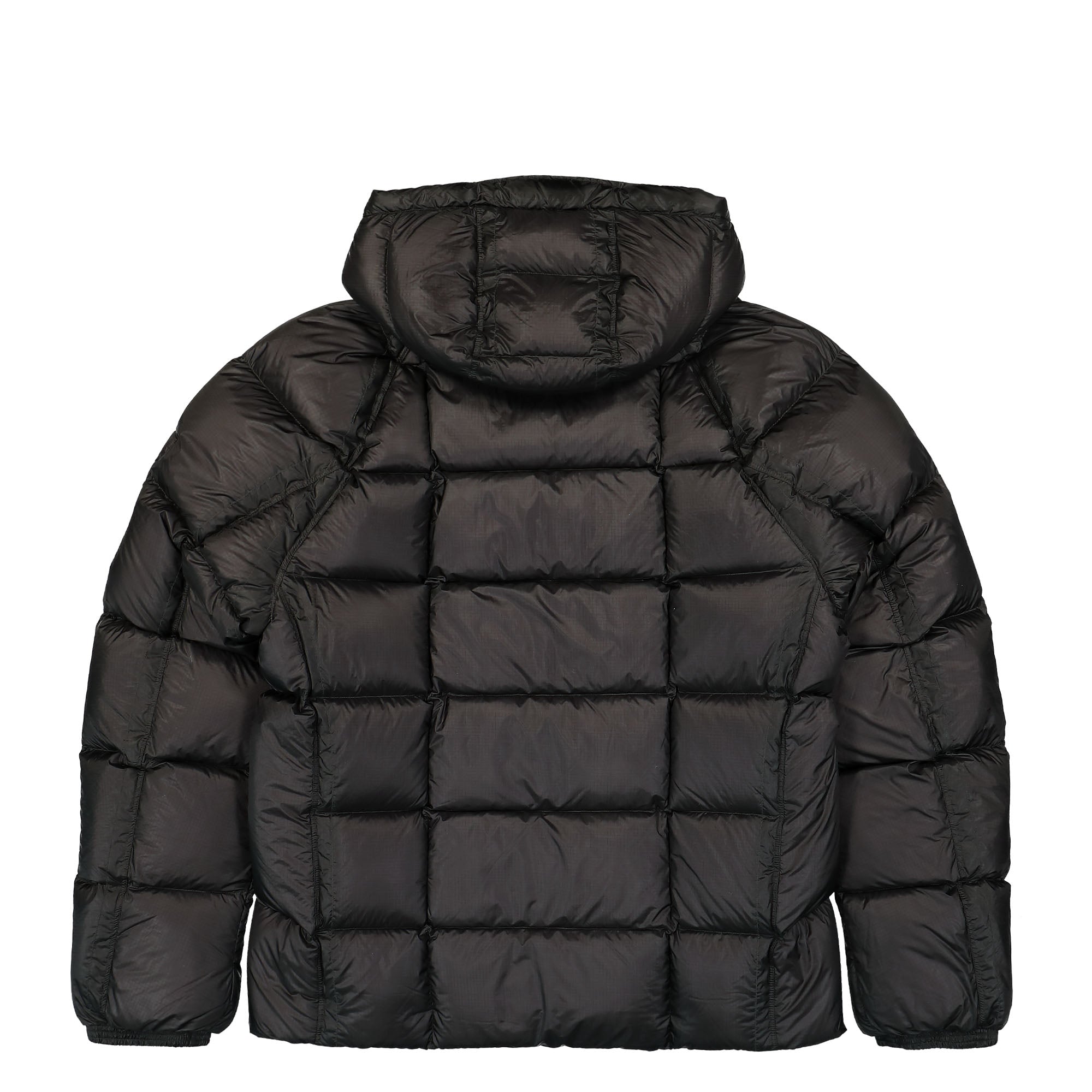 C.P. Company Outerwear Medium Jacket In DD Shell Black Puffer Jackets Material | Overkill