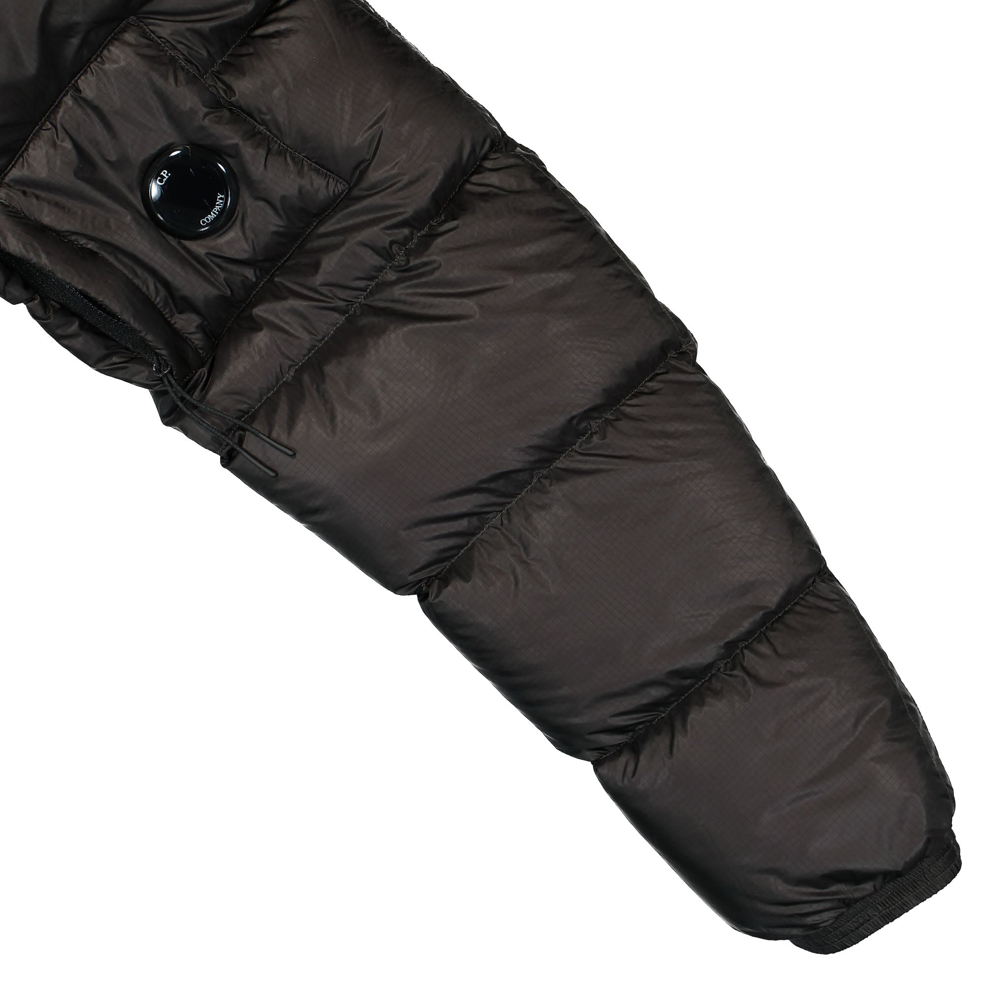 C.P. Company Outerwear Medium Jacket In DD Shell Black Puffer Jackets Detail view 1 | Overkill