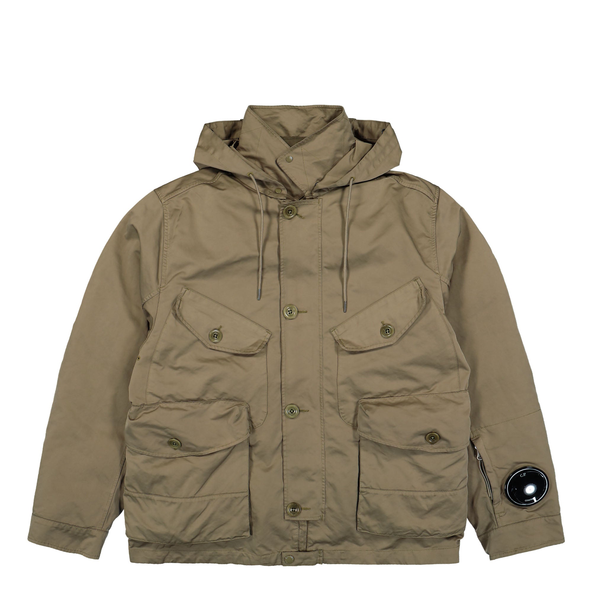 C.P. Company Outerwear Medium Jacket In Micro Kei Walnut Jackets 17CMOW224A-110089G 359 | Overkill