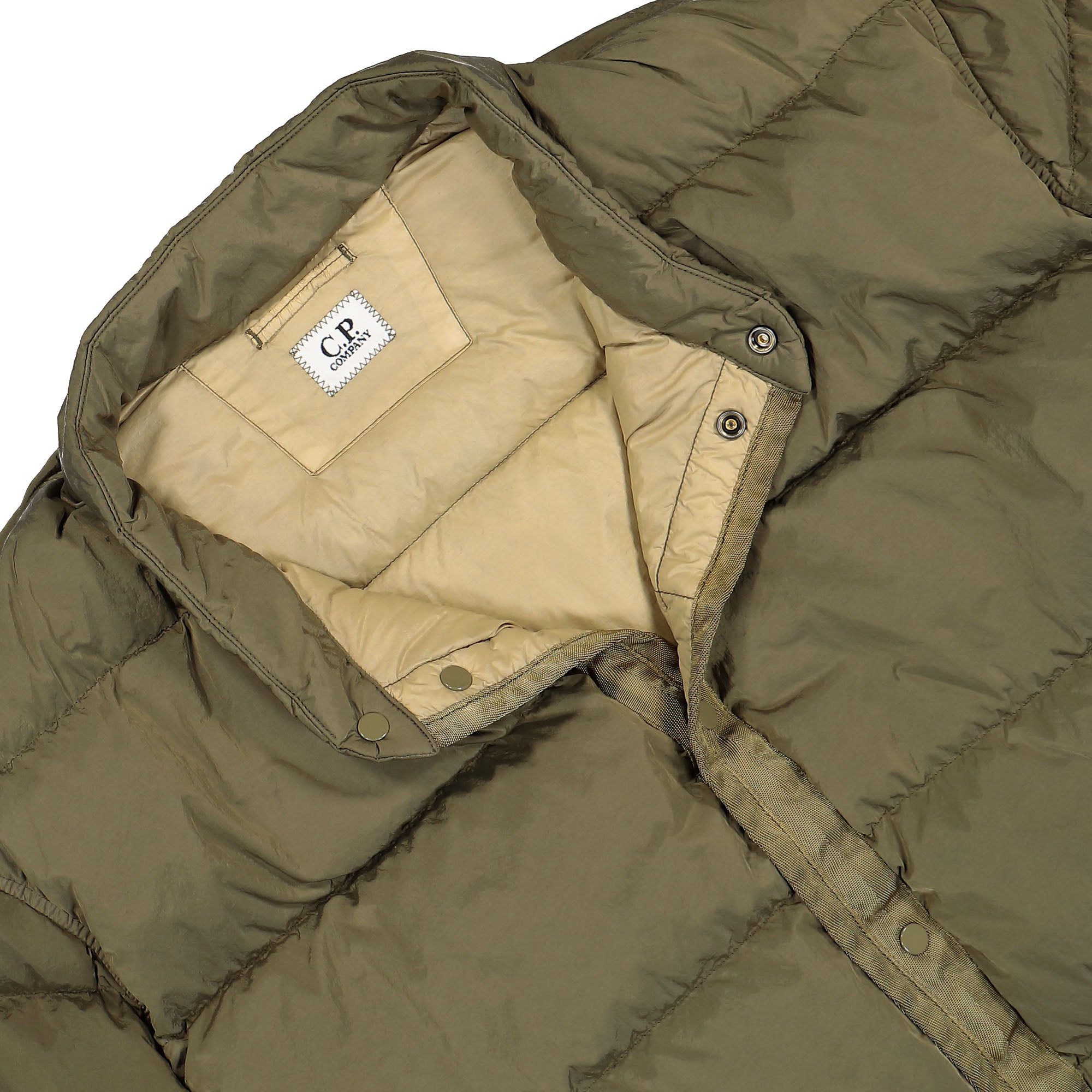 C.P. Company Outerwear Medium Jacket In Micro Kei Walnut Jackets Detail view 4 | Overkill