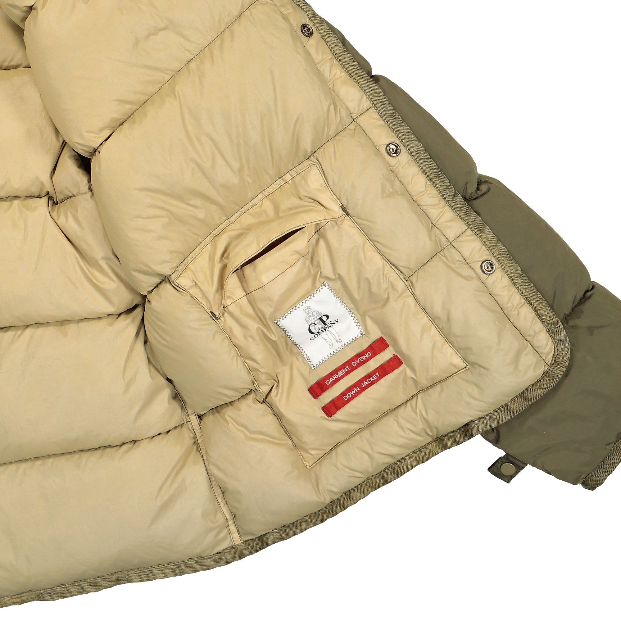 C.P. Company Outerwear Medium Jacket In Micro Kei Walnut Jackets Detail view 5 | Overkill