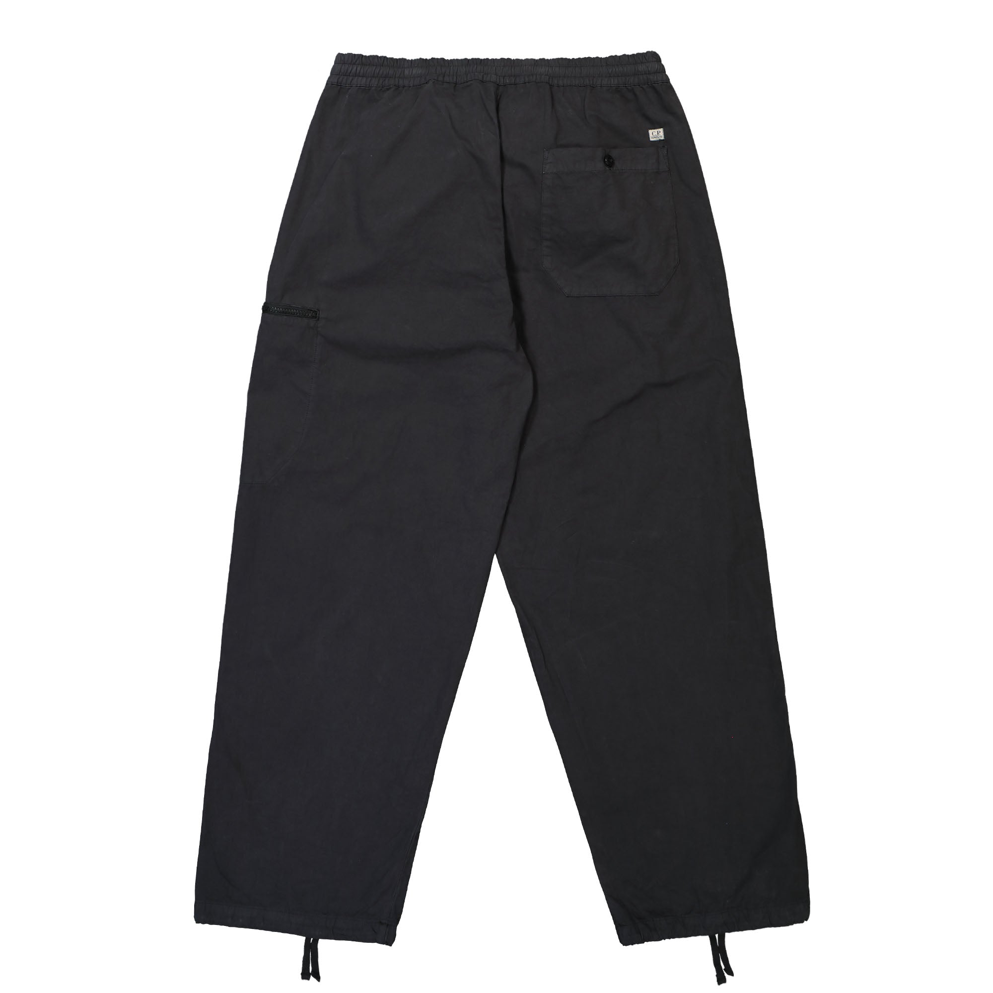 C.P. Company Microreps Boxy Lens Cargo Pants Black Sand Casual Pants Material | Overkill