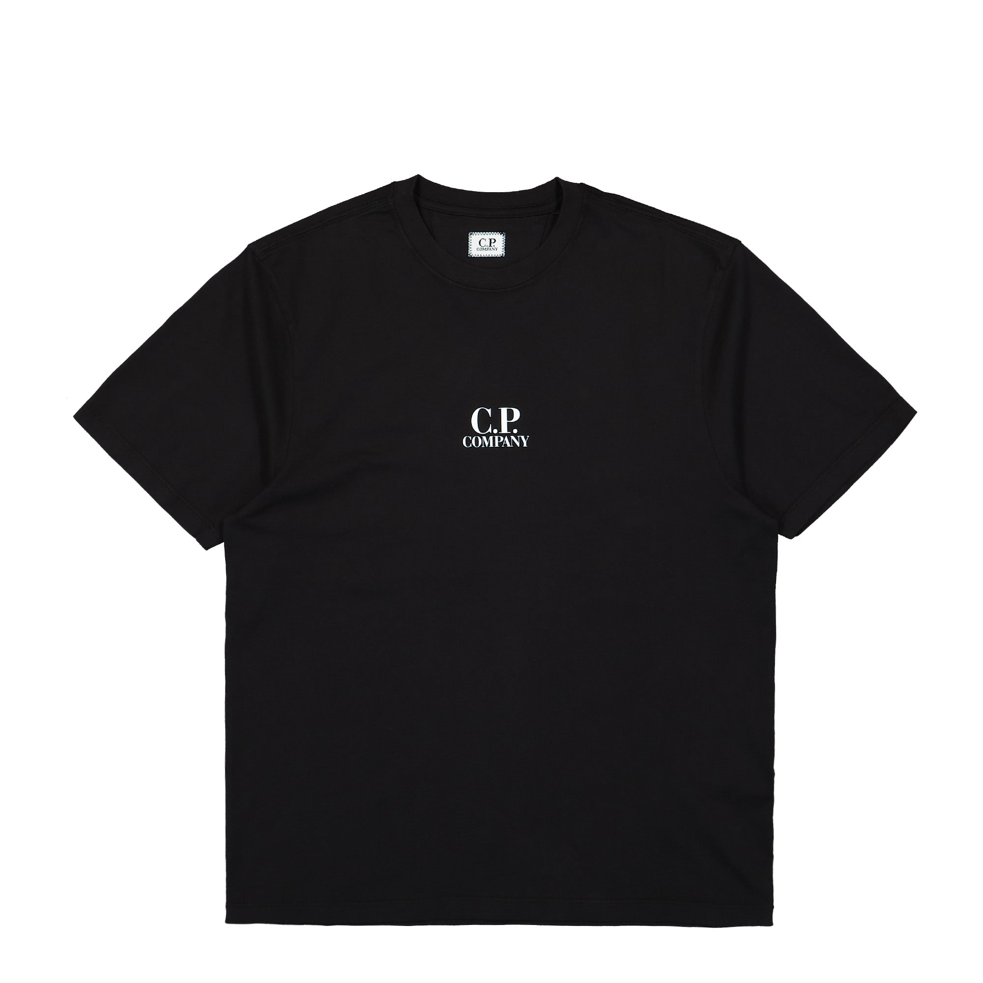 C.P. Company 30/1 Jersey Bold British Sailor T-Shirt Black T-Shirts 17CMTS167A-005100W 999 | Overkill