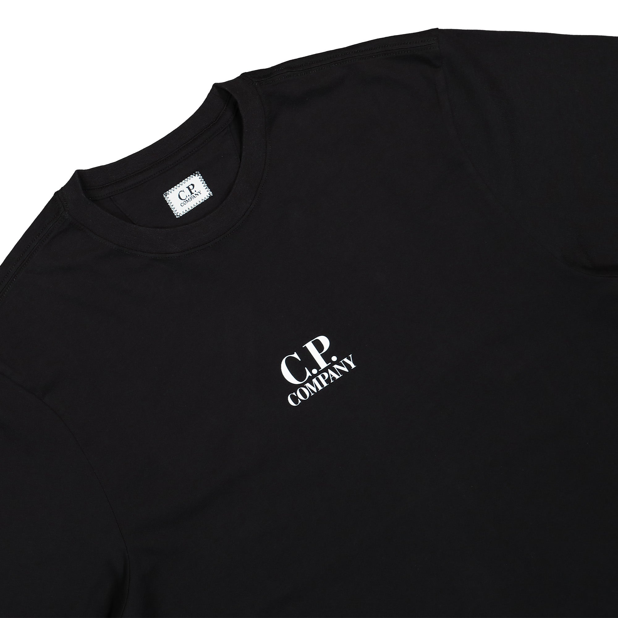 C.P. Company 30/1 Jersey Bold British Sailor T-Shirt Black T-Shirts Material | Overkill