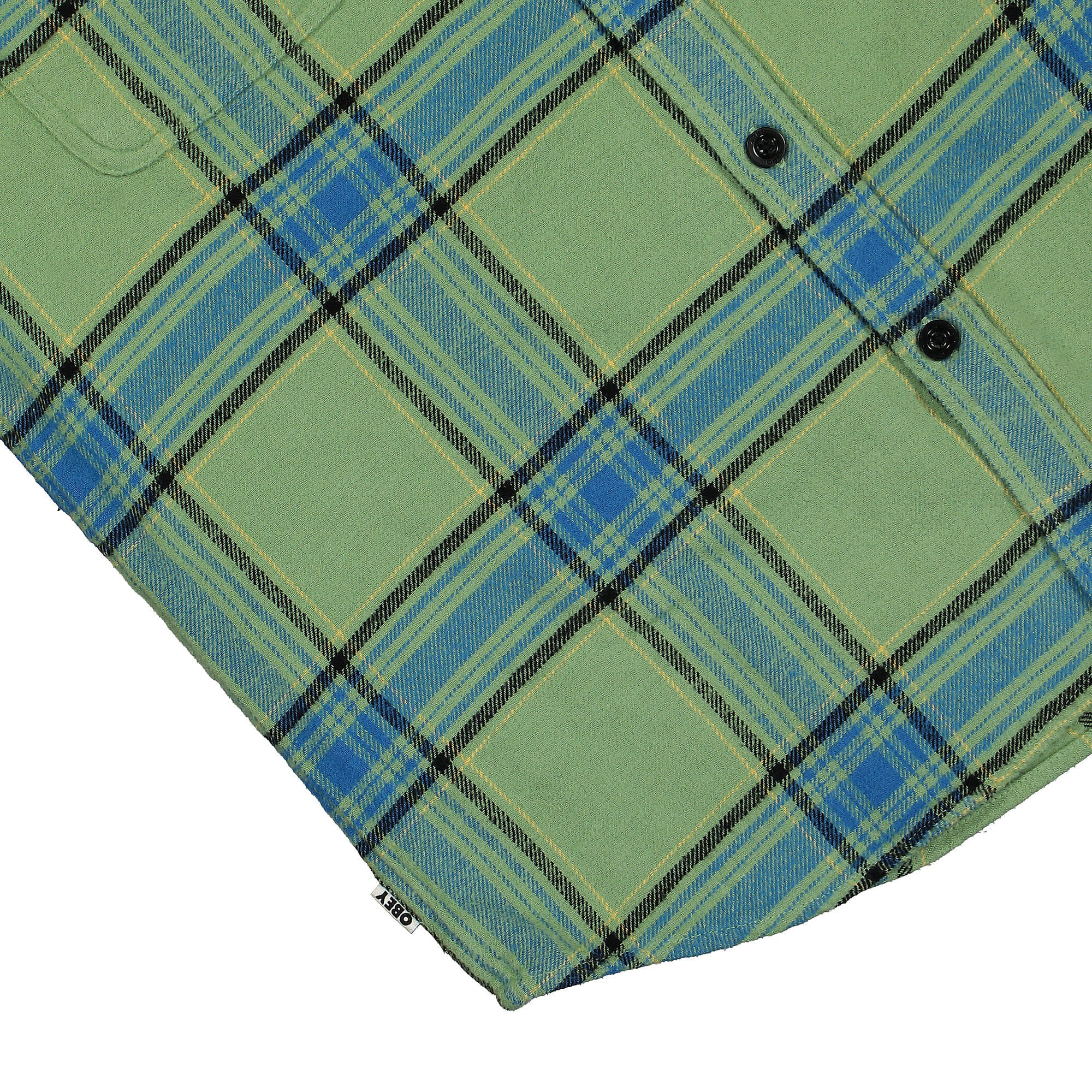 Obey Eugene Woven Shirt Jade Multi Shirts Detail view 1 | Overkill