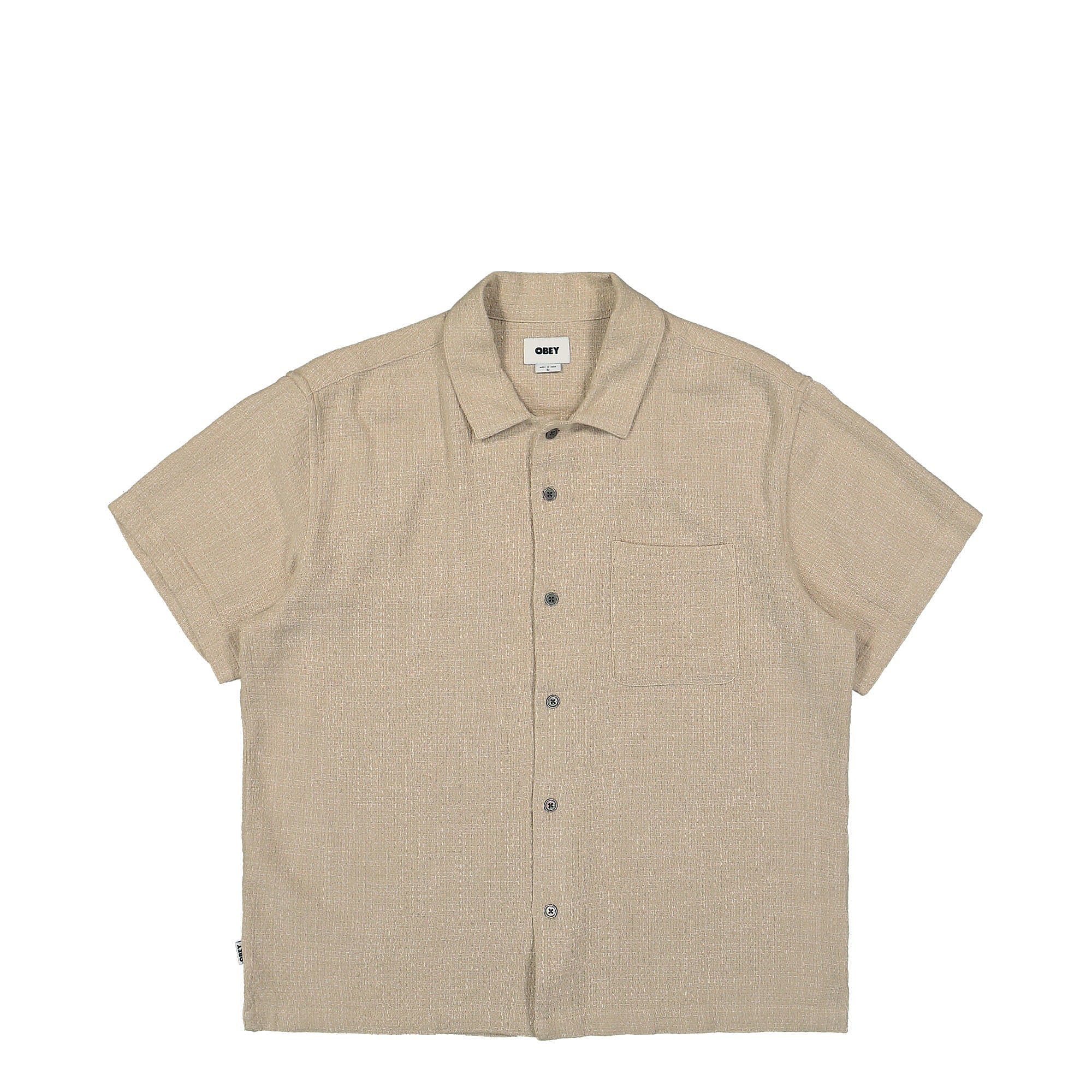 Obey Feather Shirt Silver Grey Shirts 181210394-SIG | Overkill