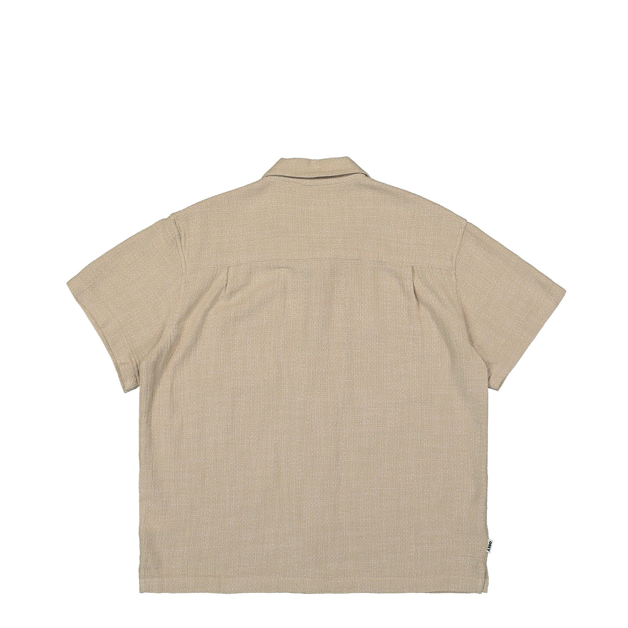 Obey Feather Shirt Silver Grey Shirts Material | Overkill