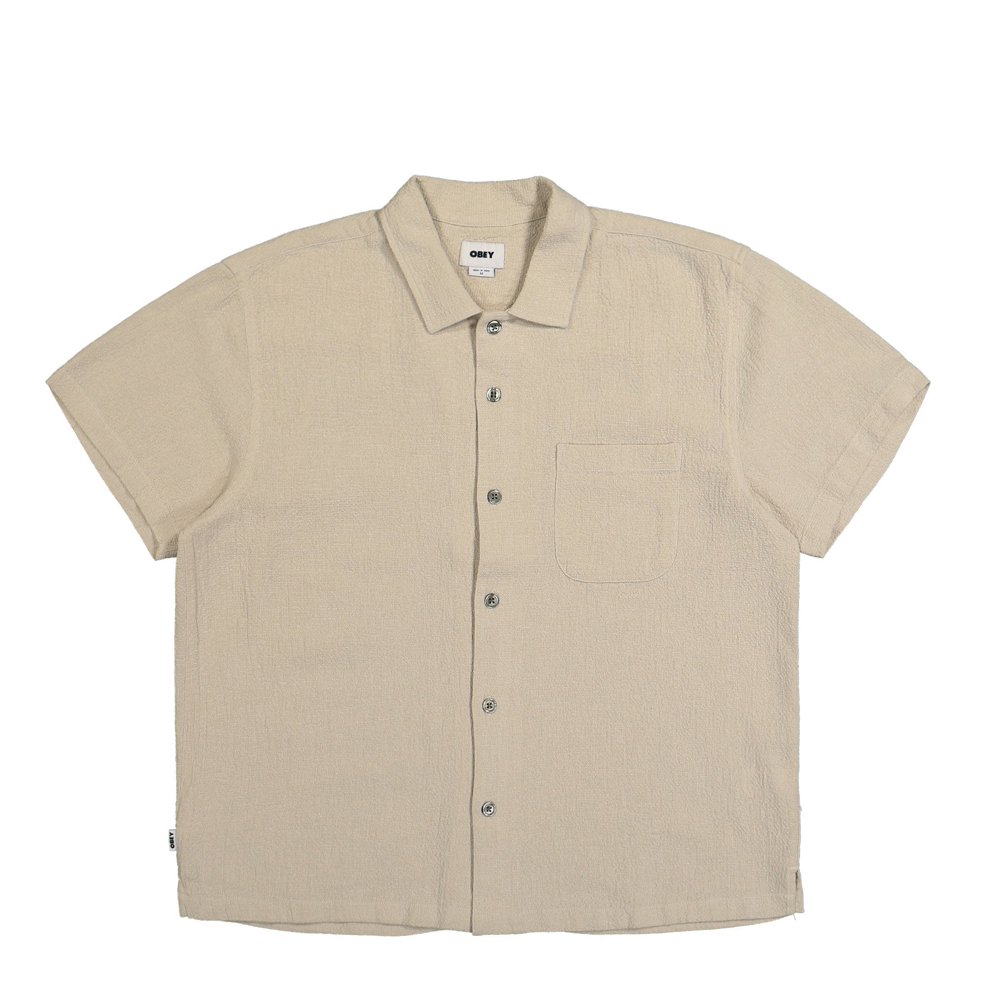Obey Curtis Woven Shirt Natural Shirts 181210429 / Natural | Overkill