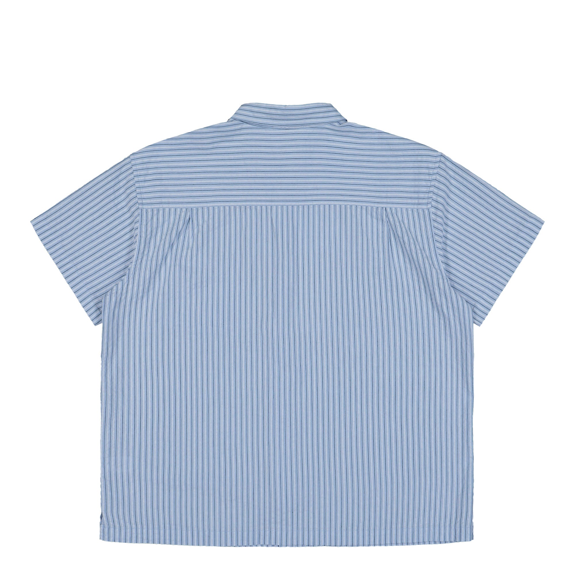 Obey Alan Woven Sky Blue Multi Shirts 181210453-SKY Close-up | Overkill