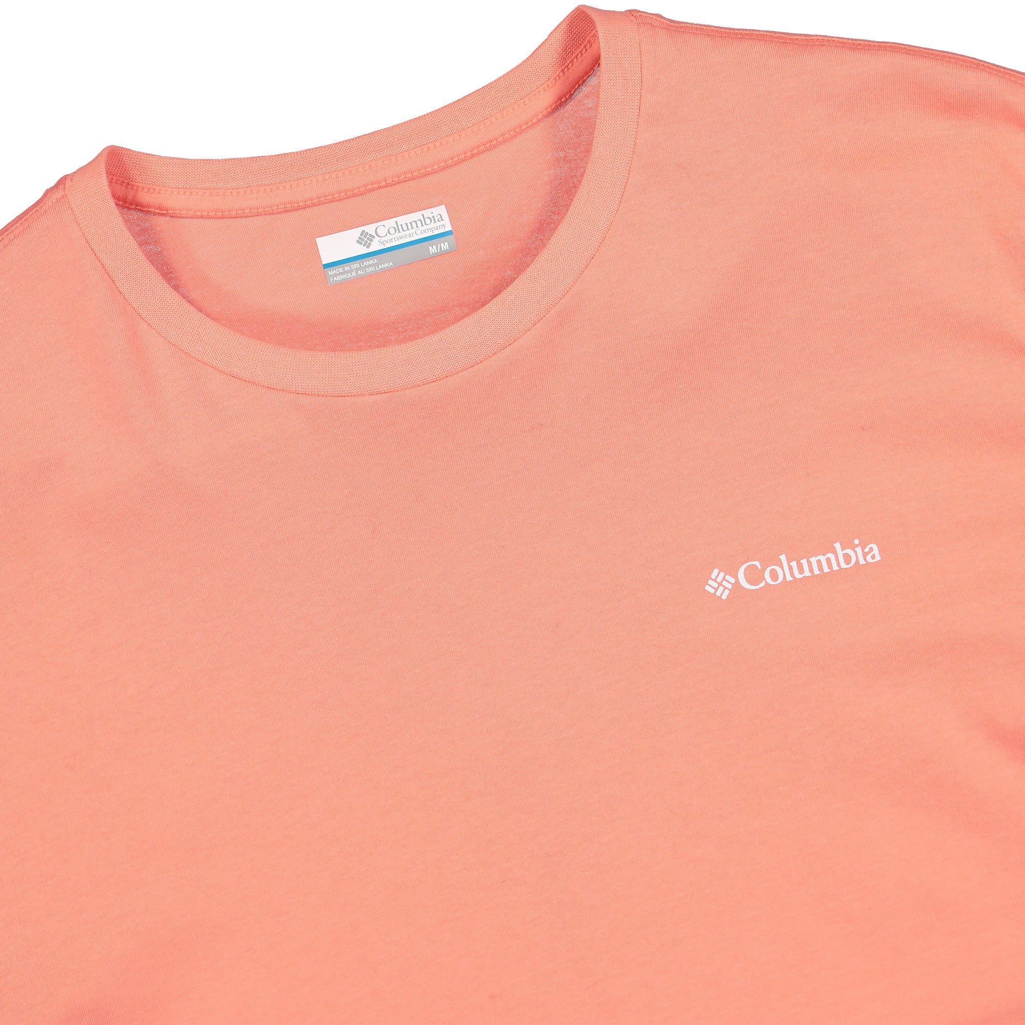 Columbia North Cascades Short Sleeve Tee Bright Geranium T-Shirts Material | Overkill