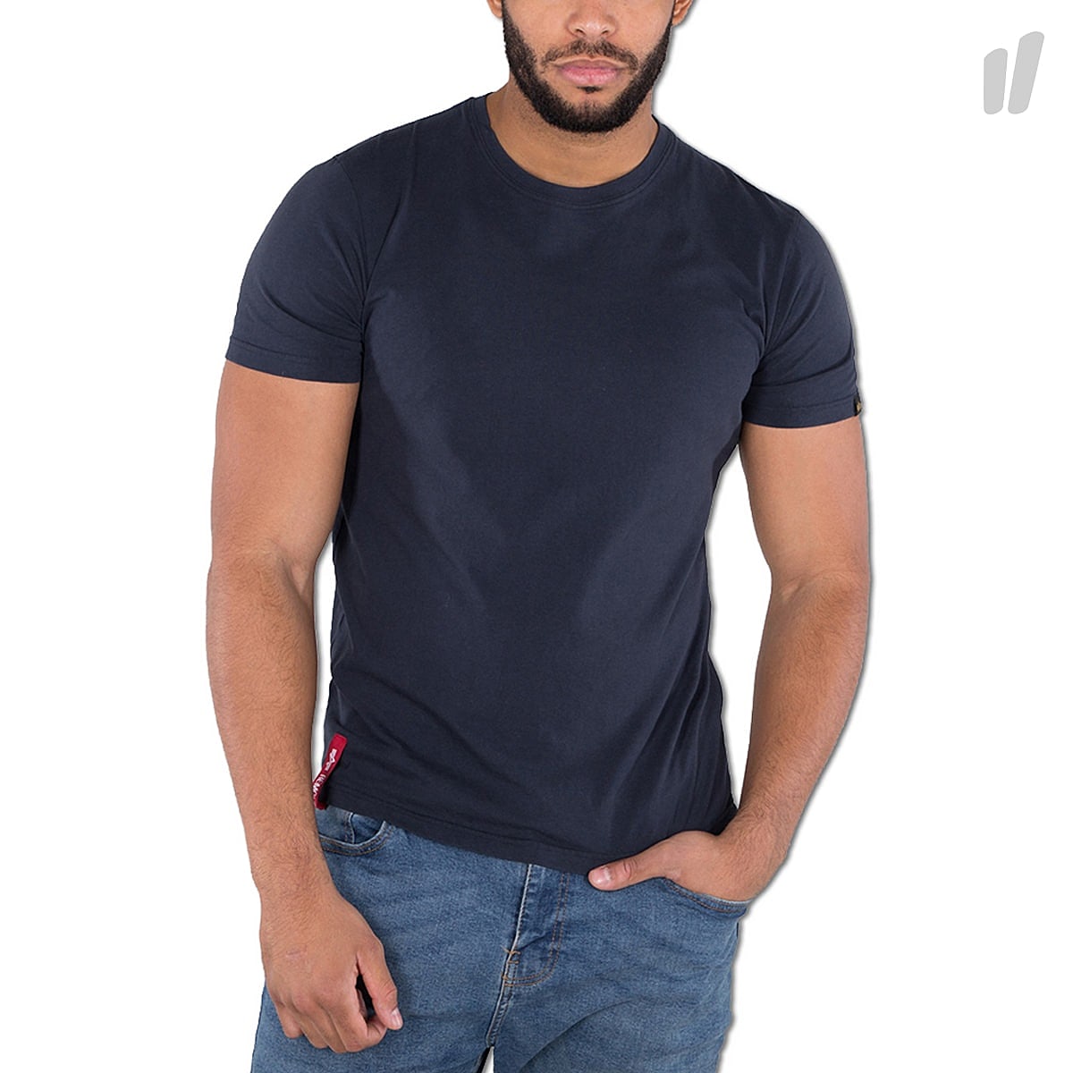 Alpha Industries Blood Chit Tee Rep.Blue T-Shirts 186509 07 | Overkill
