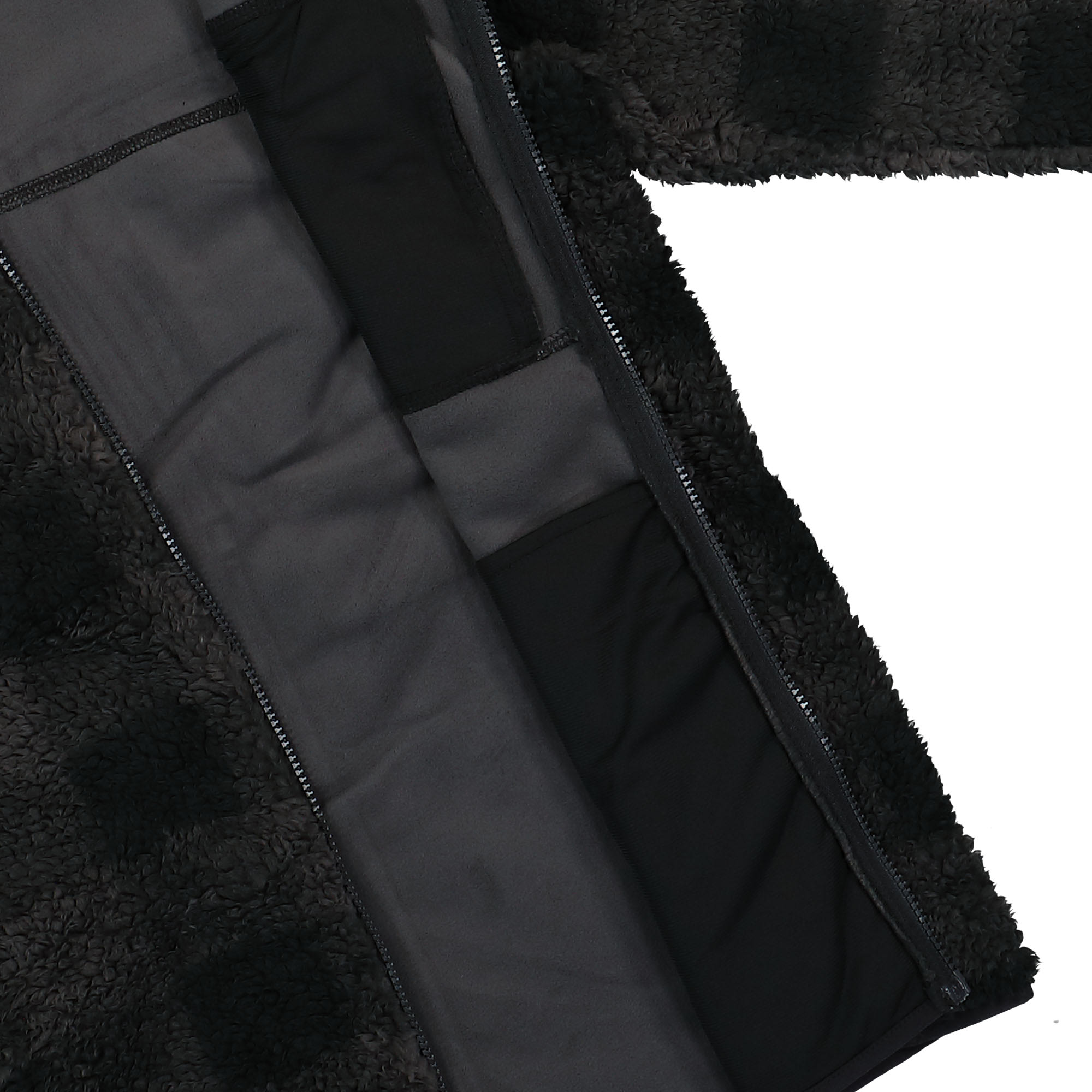 Columbia Winter Pass Print Fleece Full Zip Black Check Jackets Detail view 1 | Overkill