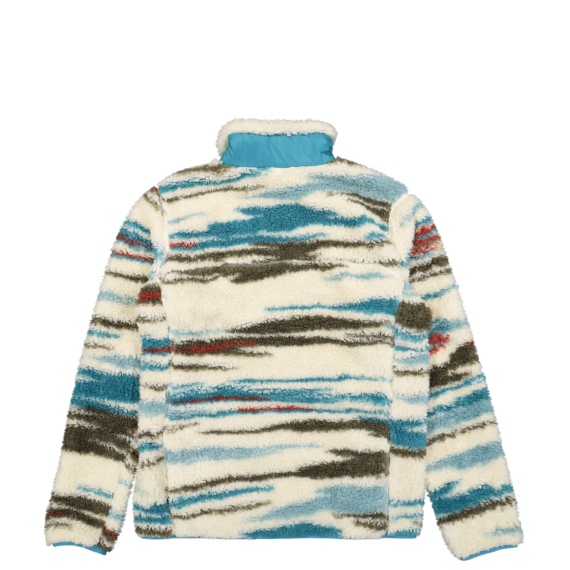 Columbia Winter Pass Print Fleece Full Zip Chalk Skyscape Print Jackets Material | Overkill