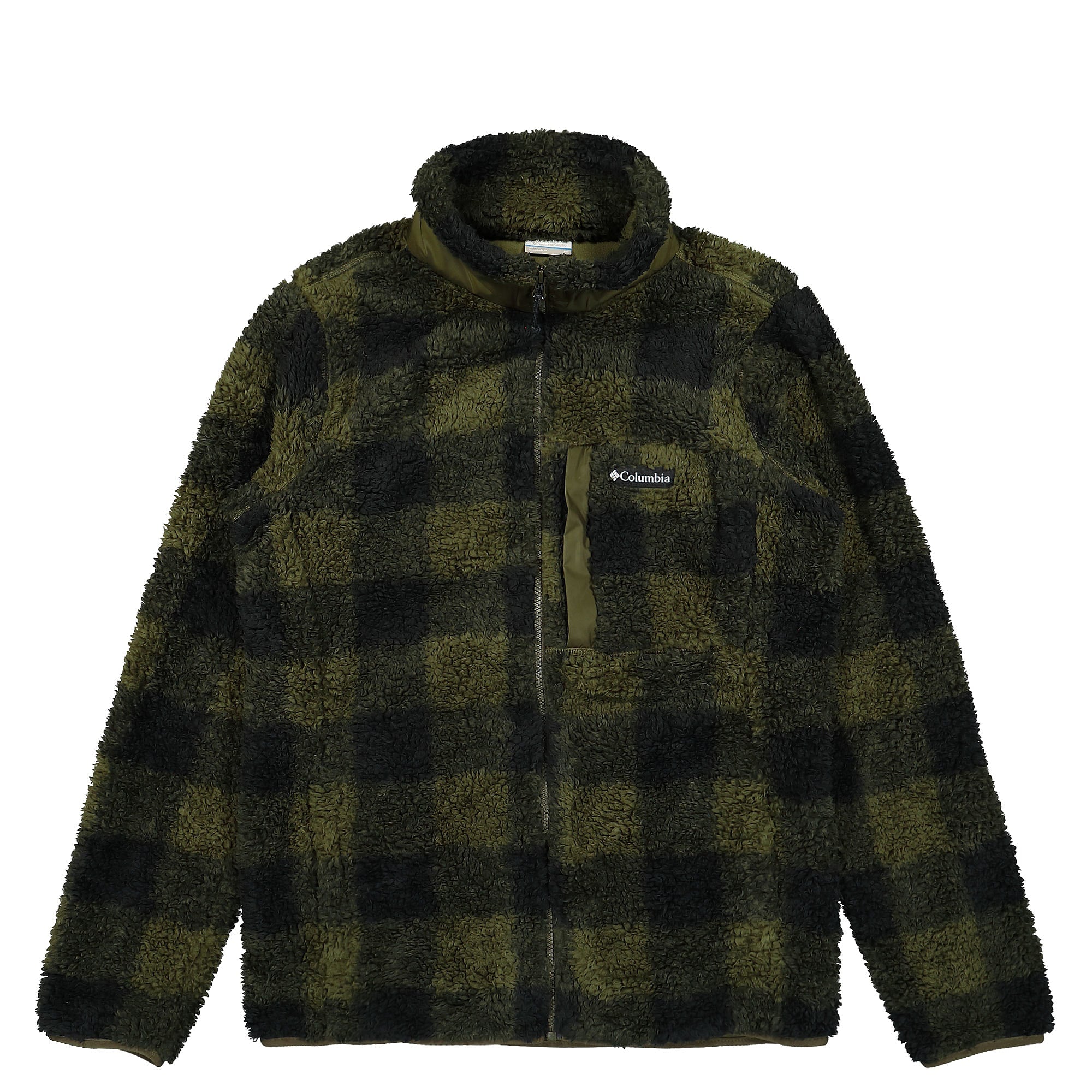 Columbia Winter Pass Print Fleece Full Zip Olive Green Jackets 1866565319 | Overkill