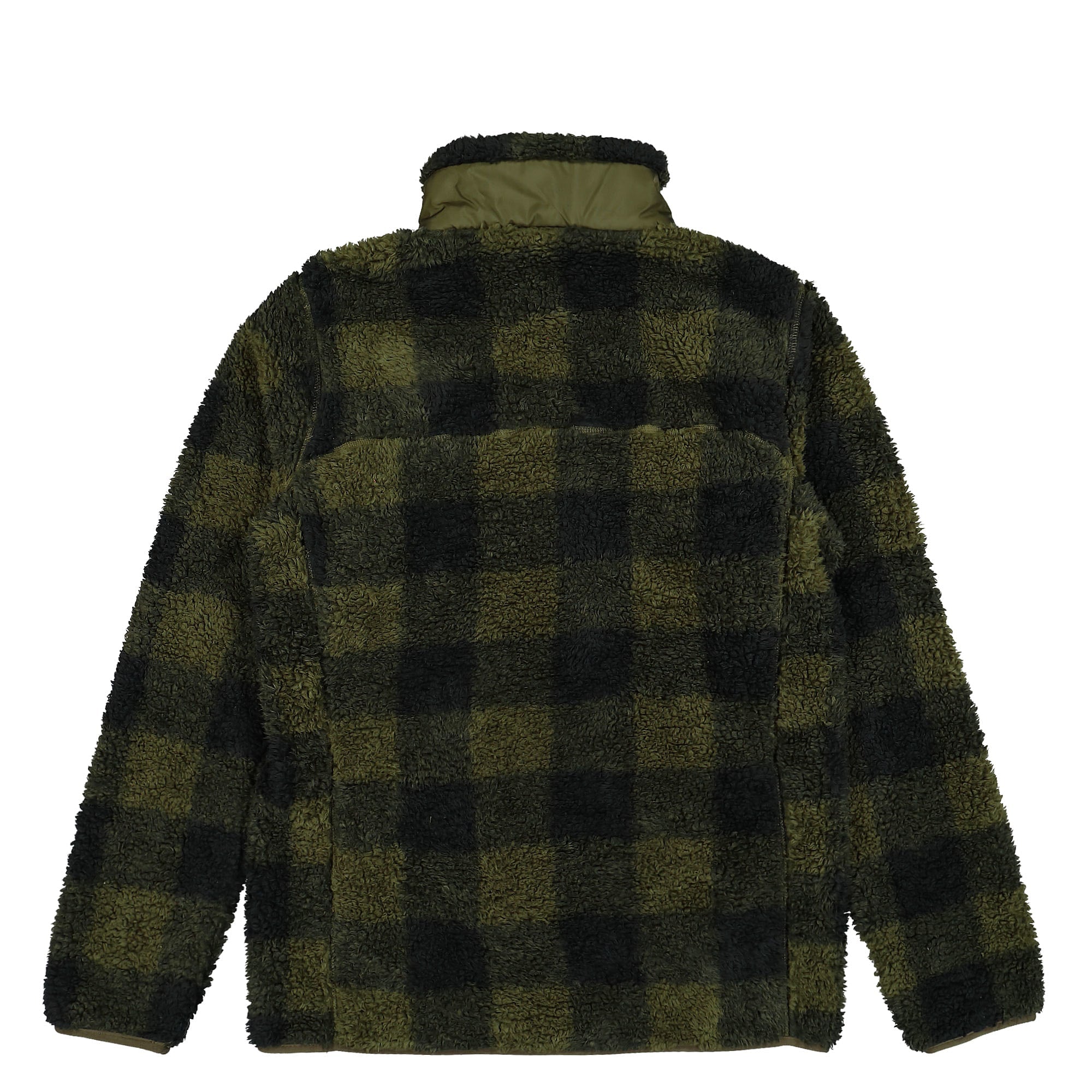 Columbia Winter Pass Print Fleece Full Zip Olive Green Jackets Material | Overkill