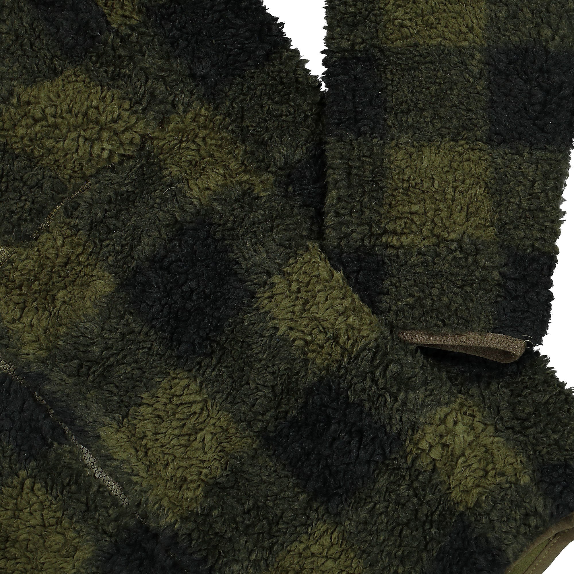 Columbia Winter Pass Print Fleece Full Zip Olive Green Jackets Detail view 1 | Overkill