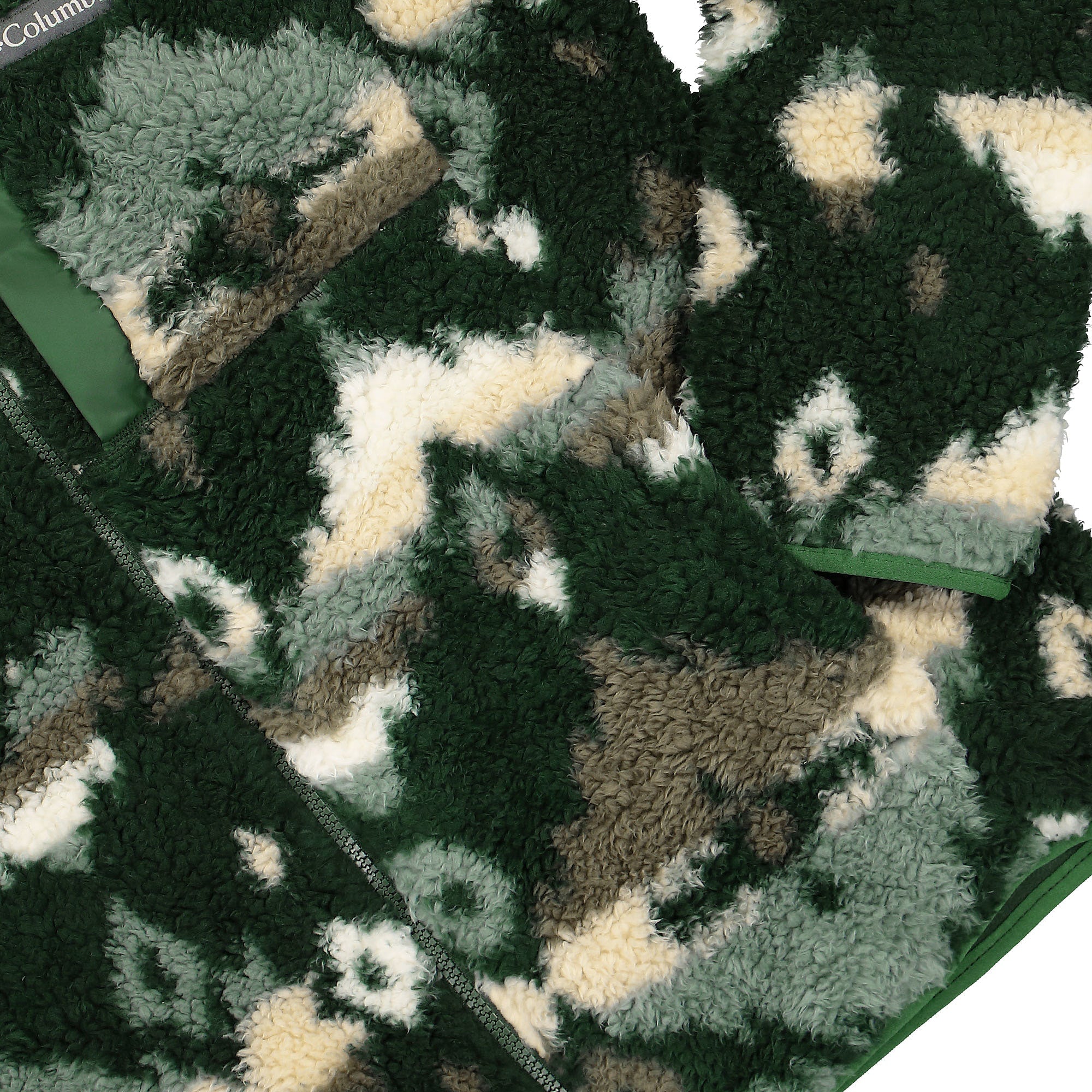Columbia Winter Pass Print Fleece Full Zip Spruce Rock Jackets Detail view 1 | Overkill