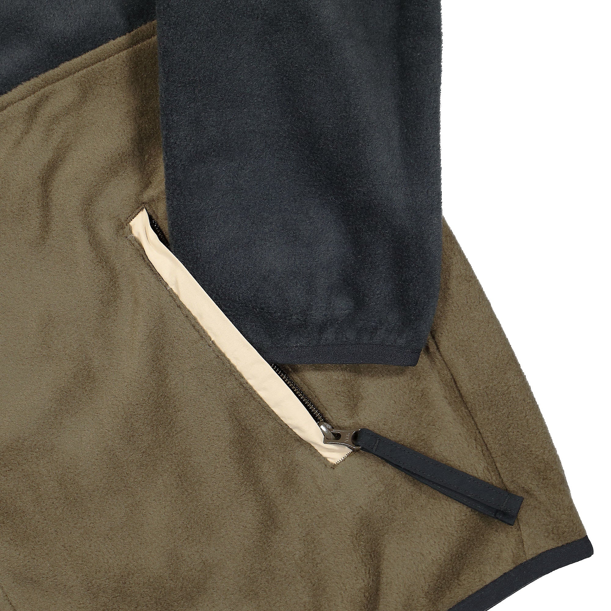 Columbia Back Bowl Full Zip Fleece Black Olive Green Ancient Fossil Fleece Jackets Detailfoto | Overkill