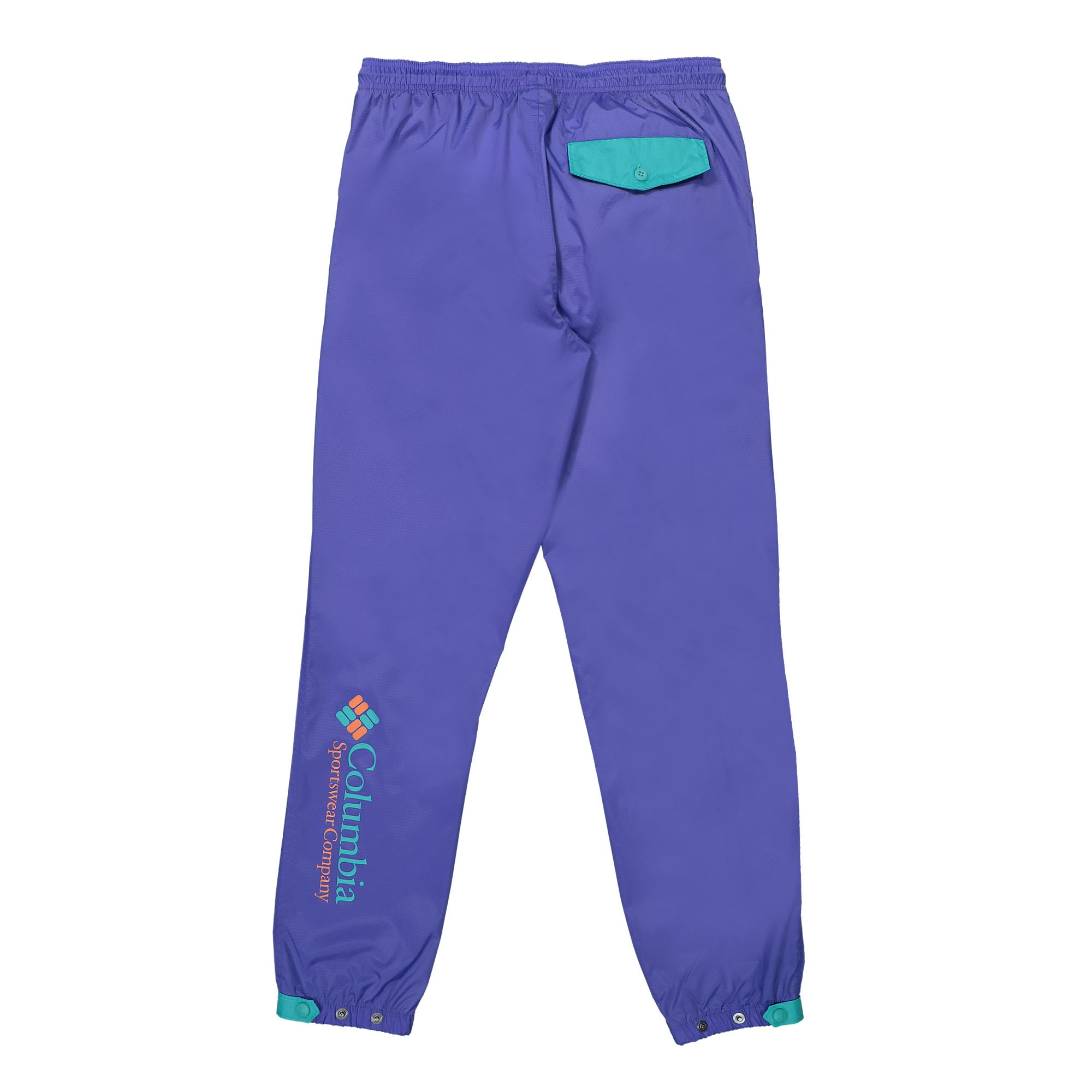 Columbia Riptide Wind Pant Purple Lotus / Bright Aqua / Desert Orange Sweat & Track Pants Material | Overkill