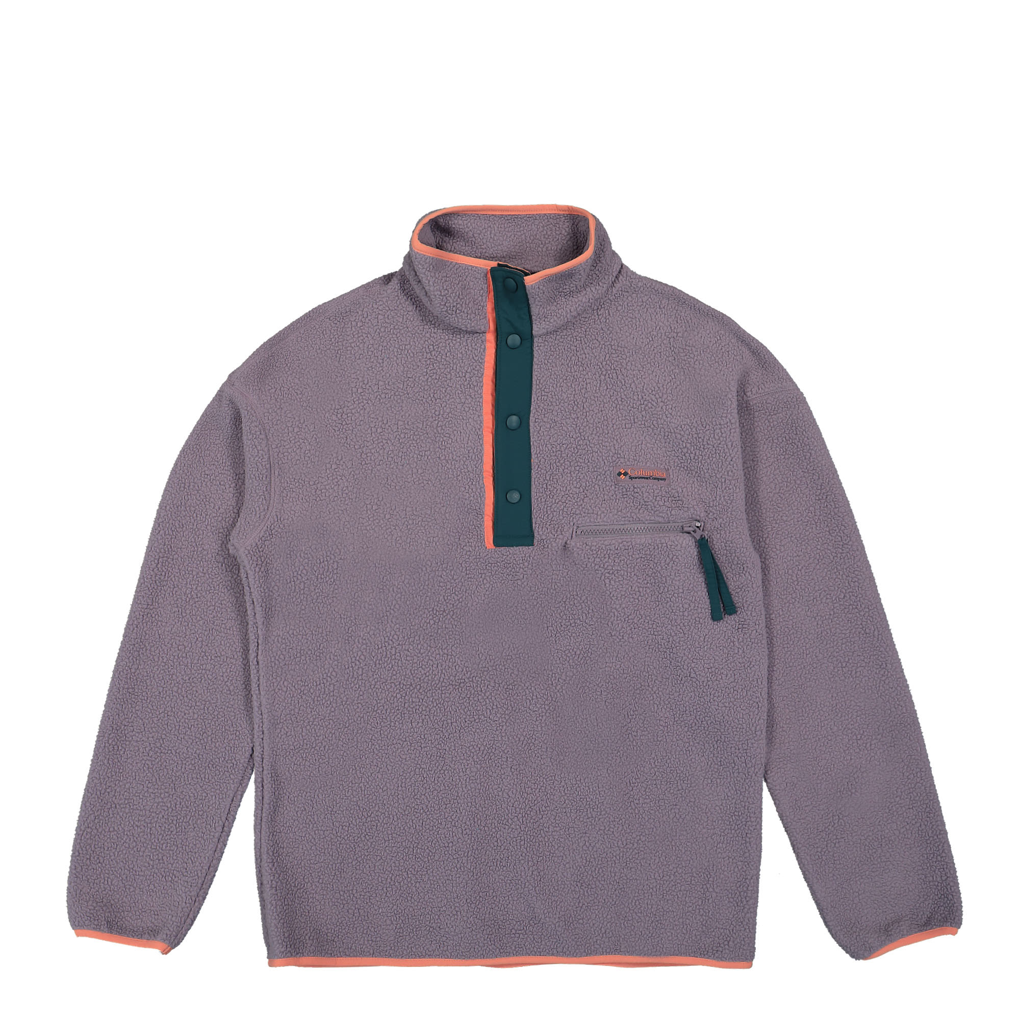 Columbia Helvetia Half Snap Fleece Granite Purple Sweatshirts 1889853518 | Overkill