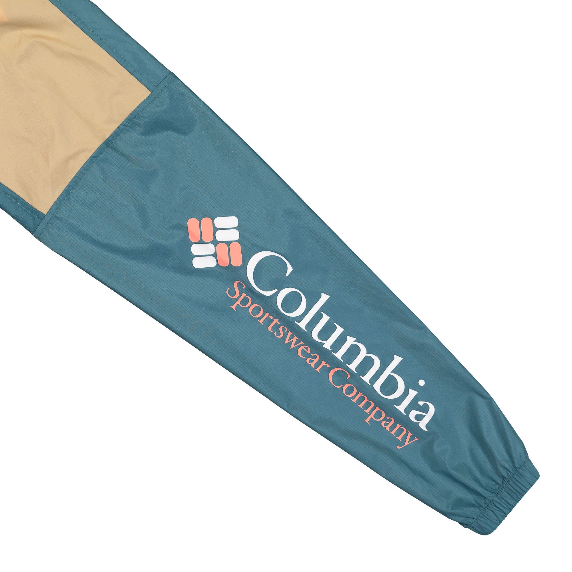 Columbia Riptide Anorak Cloudburst / Canoe / Salmon Rose Windbreaker Detail view 1 | Overkill