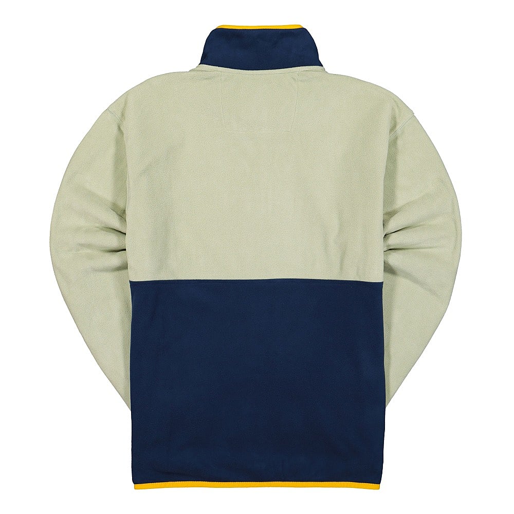 Columbia Back Bowl Lightweight Fleece Jacket Safari / Collegiate Navy / Bright Gold Fleece Jackets Material | Overkill