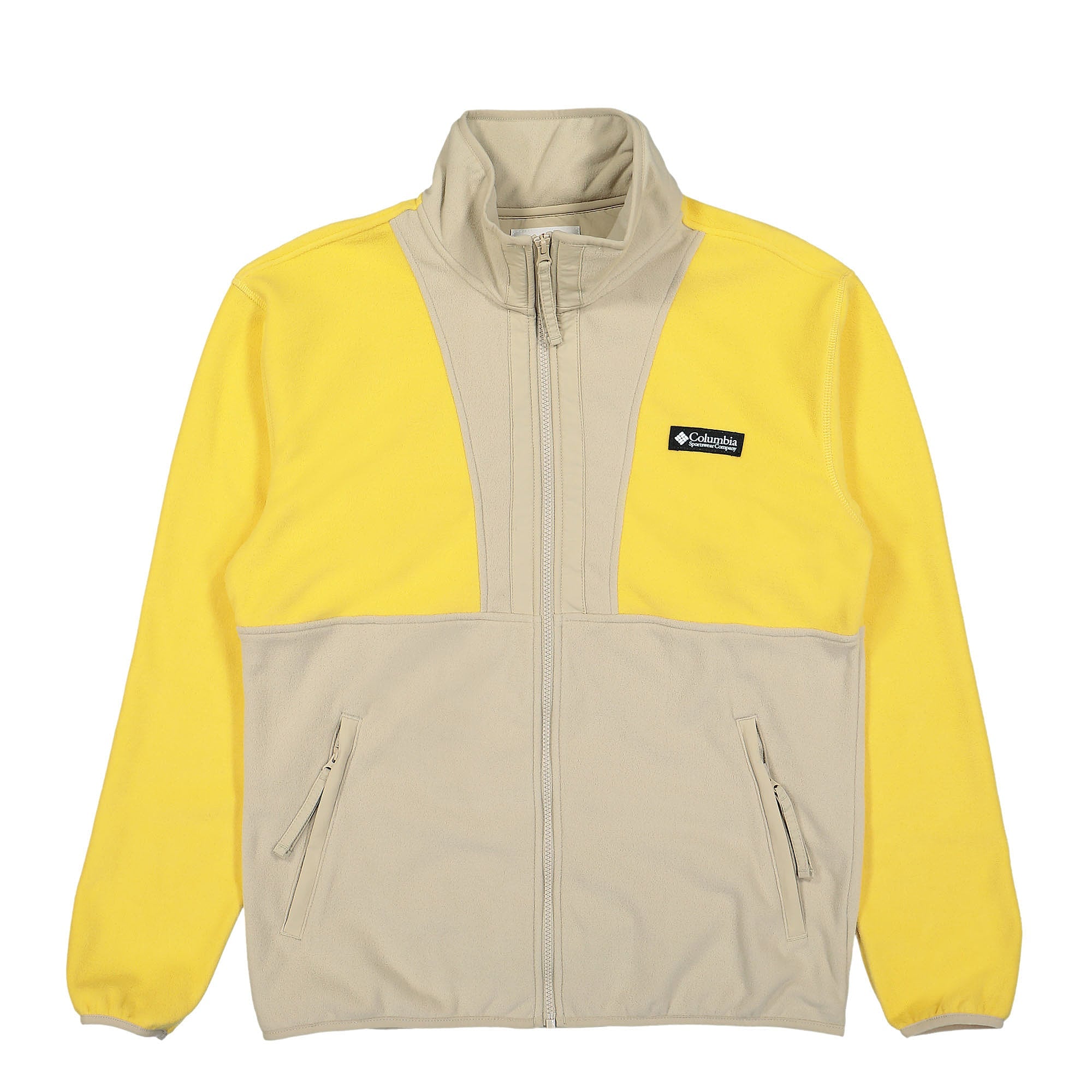 Columbia Back Bowl Lightweight Fleece Jacket Golden Nugget Ancient Fossil Fleece Jackets 1890764742 | Overkill