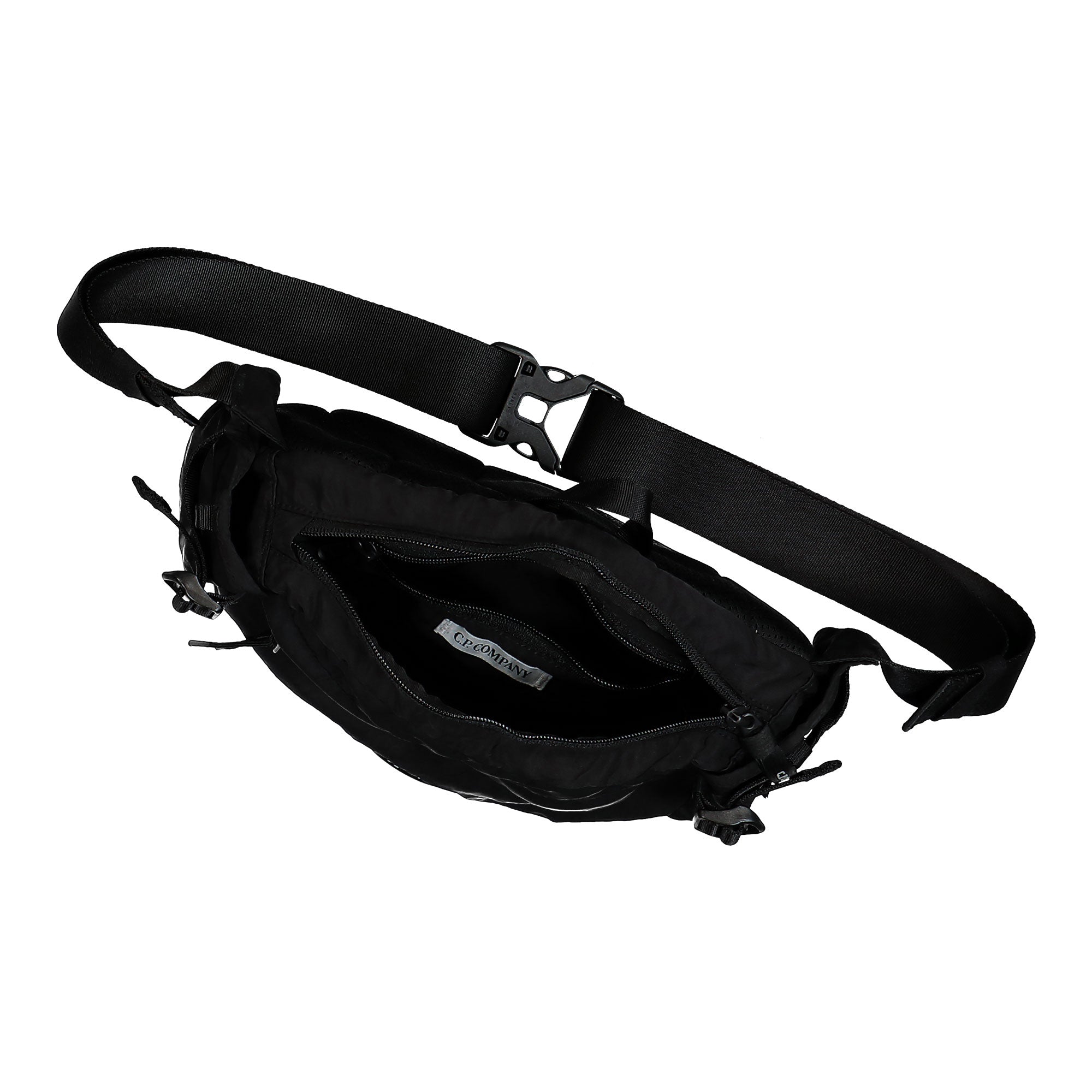 C.P. Company Nylon B Crossbody Pack Black Hip & Waist Bags Detailfoto | Overkill