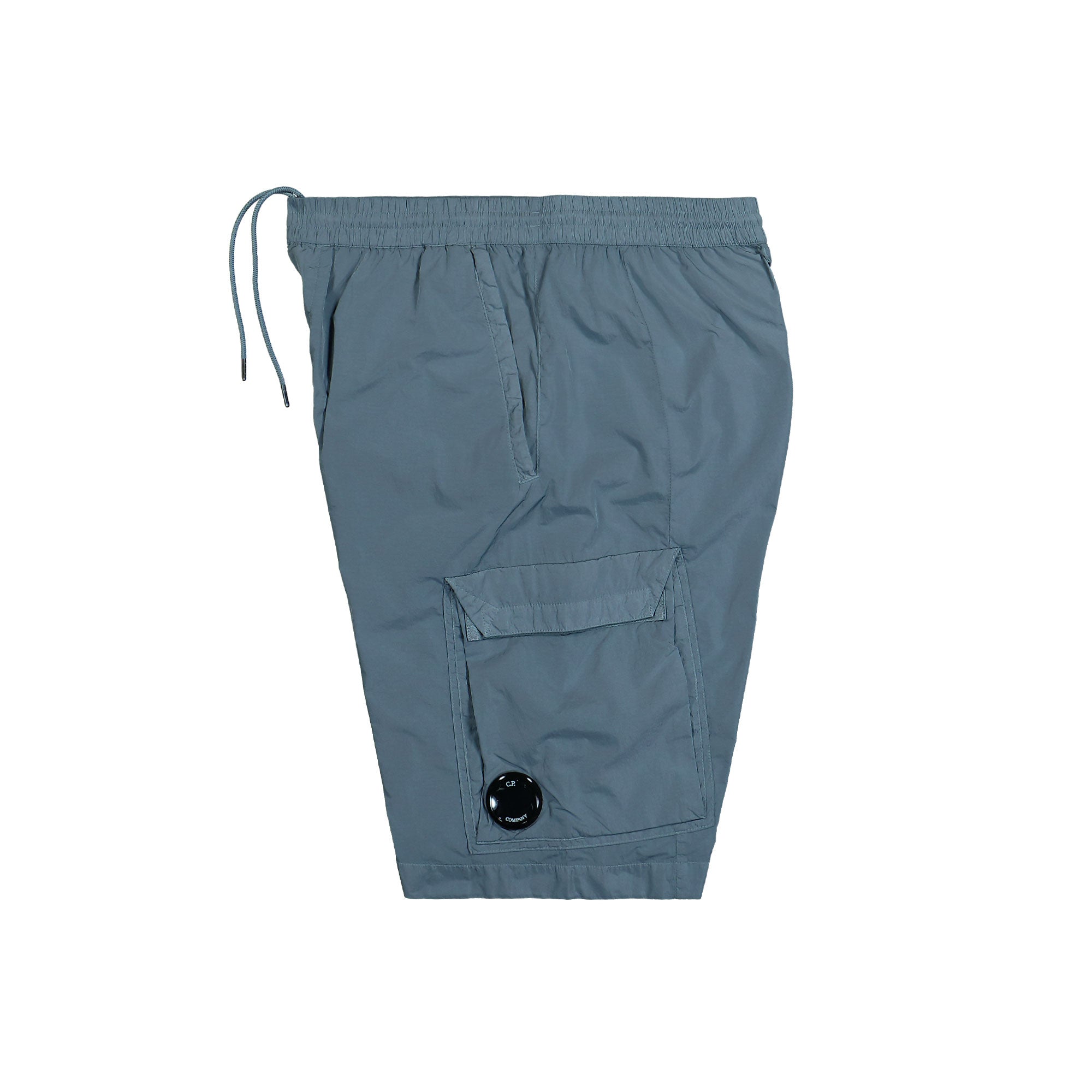 C.P. Company Bermuda Cargo Chrome Stormy Weather Shorts Close-up | Overkill