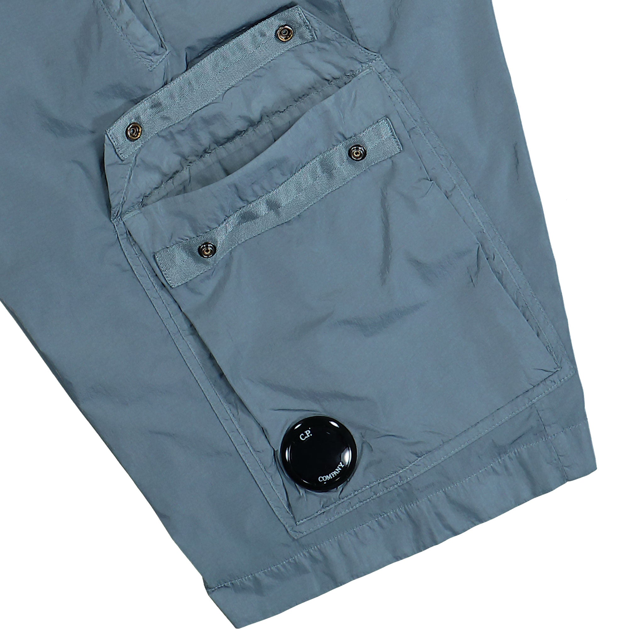 C.P. Company Bermuda Cargo Chrome Stormy Weather Shorts Detail view 2 | Overkill