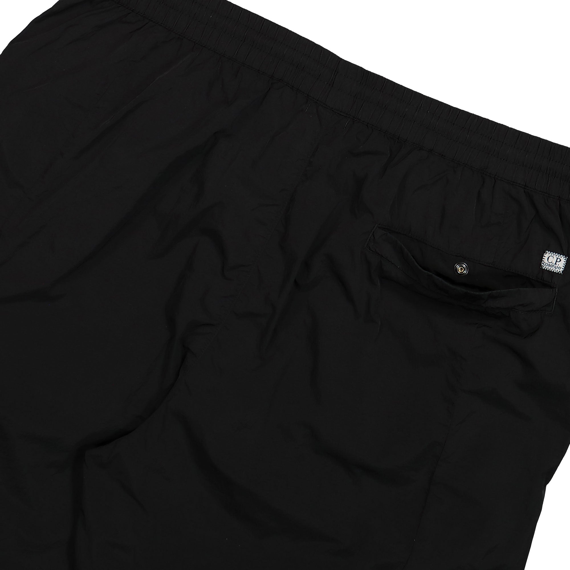 C.P. Company Bermuda Cargo Chrome Black Shorts Detail view 3 | Overkill