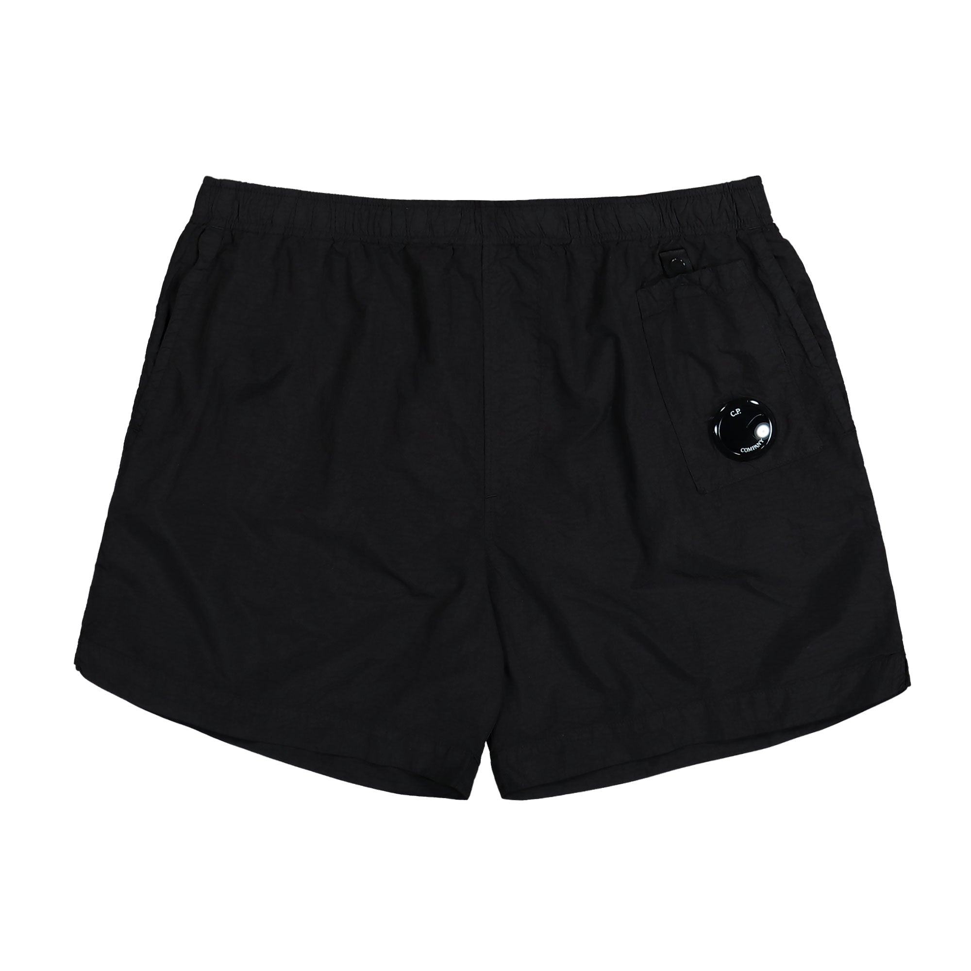 C.P. Company Lens Swim Shorts Black Swimwear 18CMBW233A-005991G-999 | Overkill