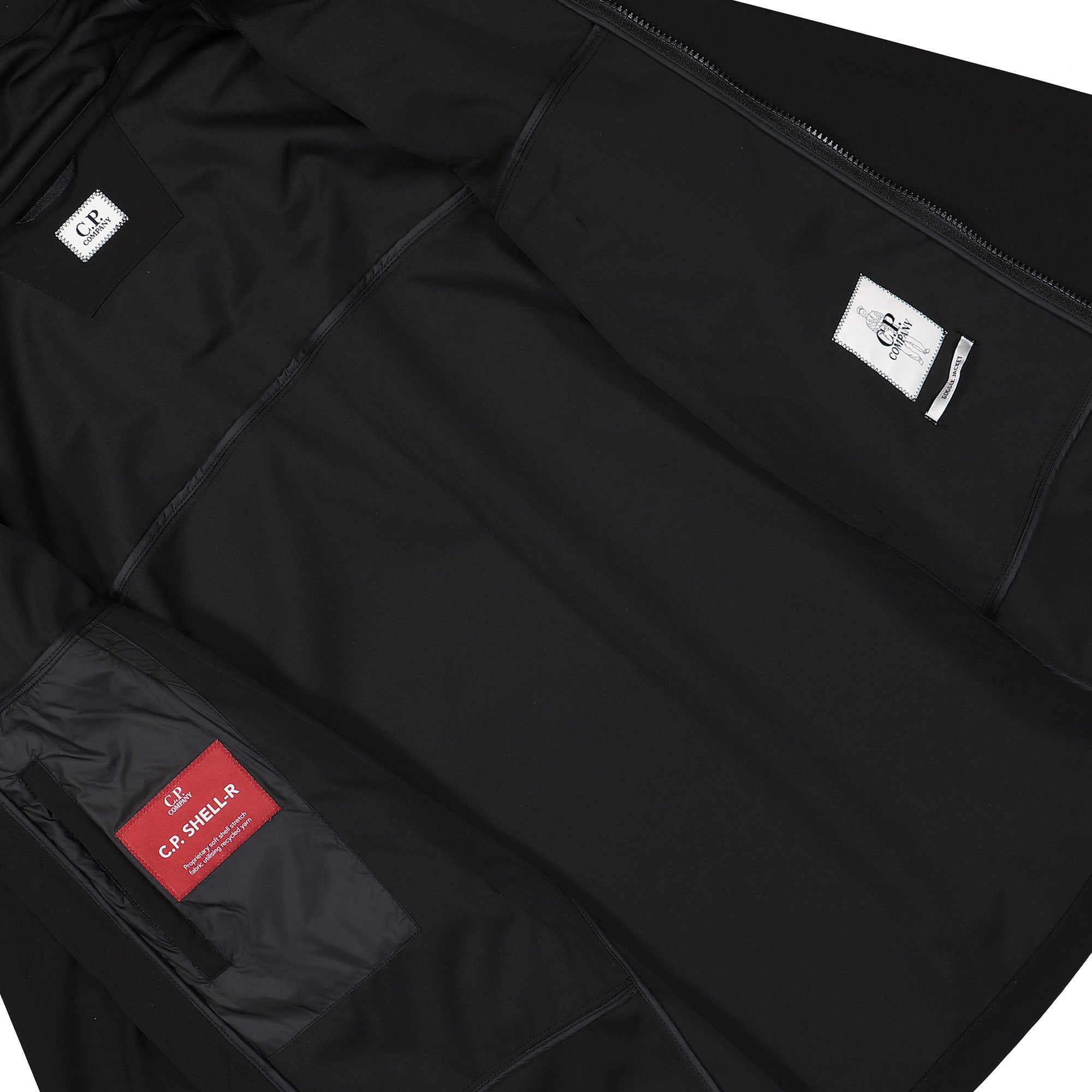 C.P. Company C.P. Shell-R Goggle Jacket Black Jackets Detail view 1 | Overkill