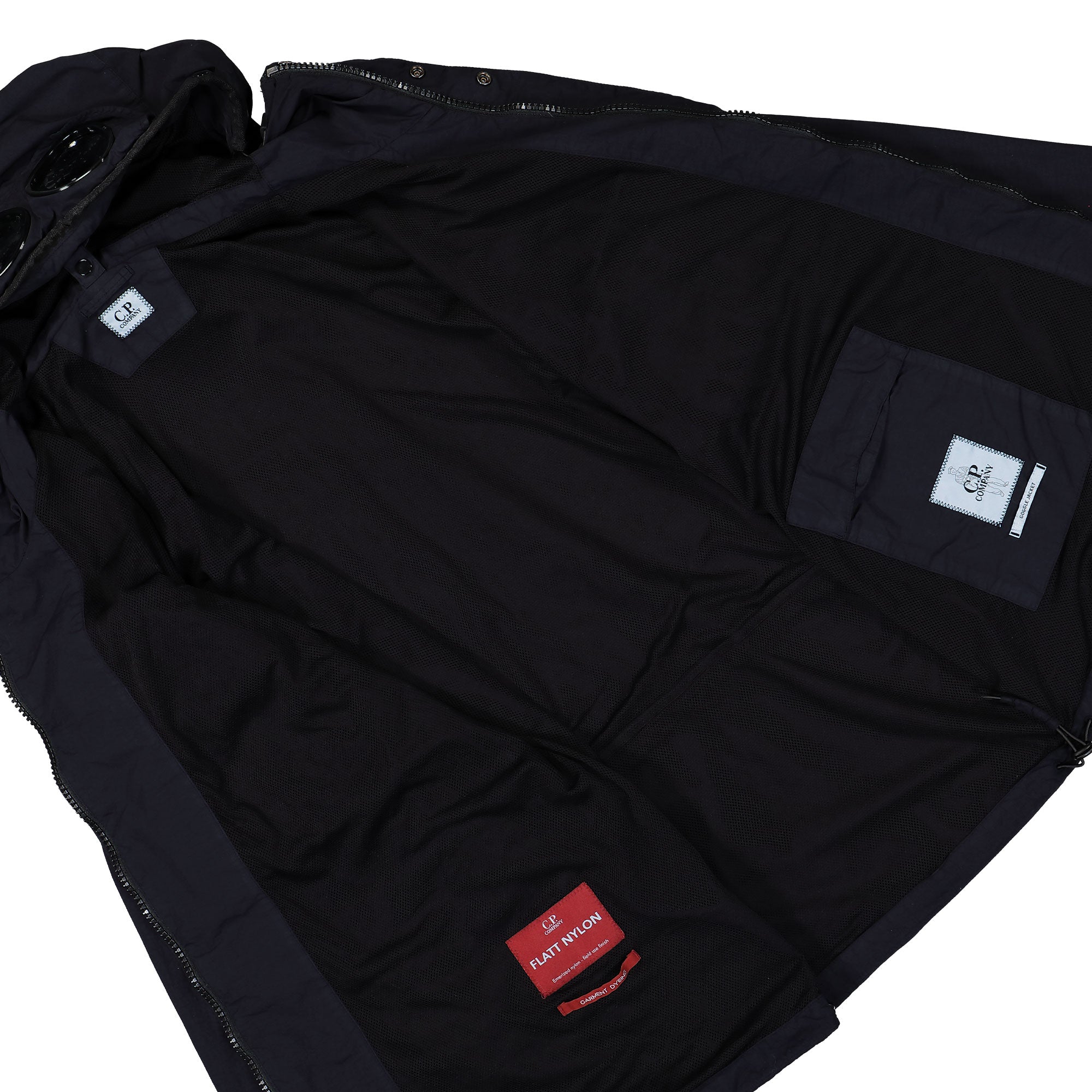 C.P. Company Flatt Nylon Goggle Jacket Total Eclipse Jackets Detail view 1 | Overkill