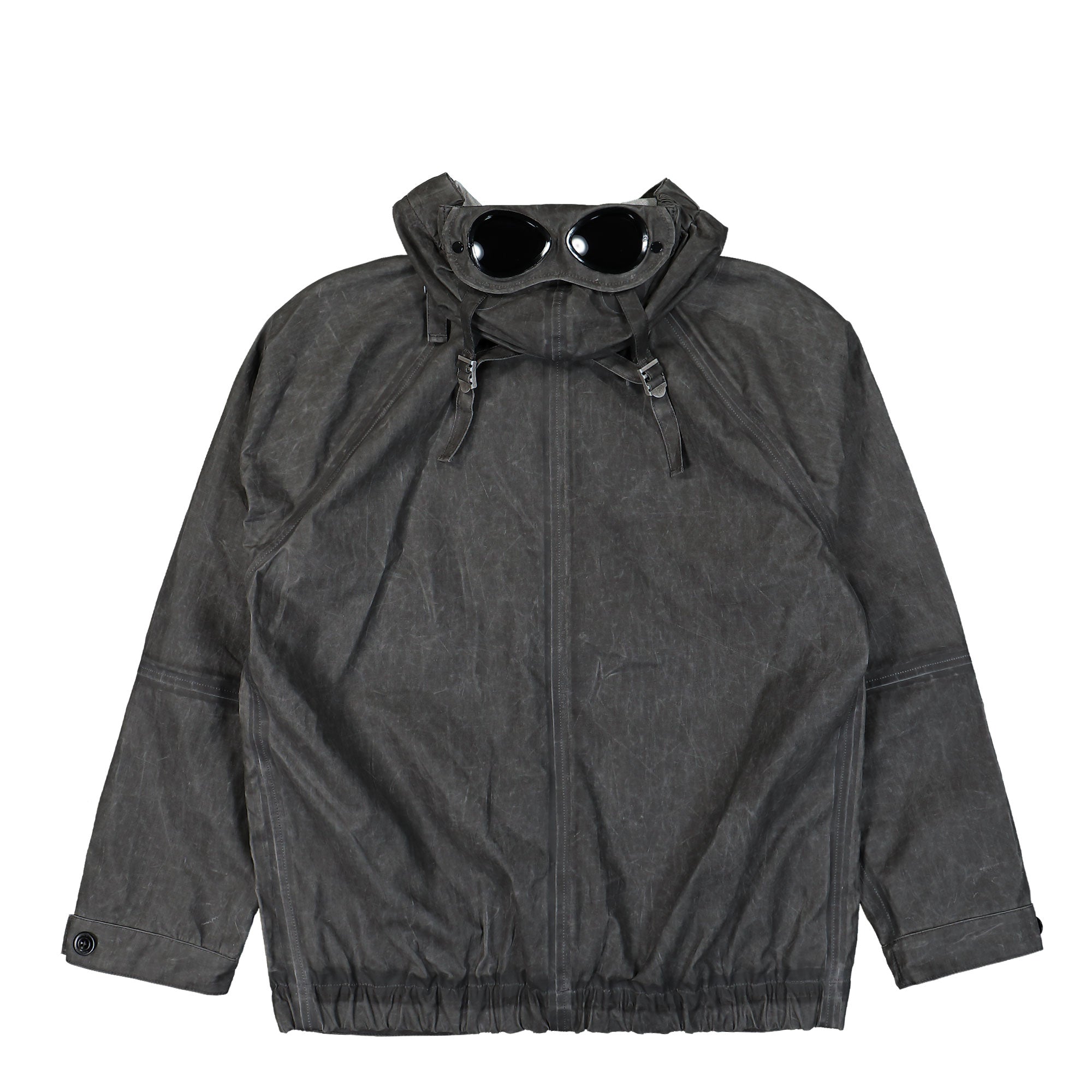 C.P. Company Goggle Jacket Raven Jackets Material | Overkill