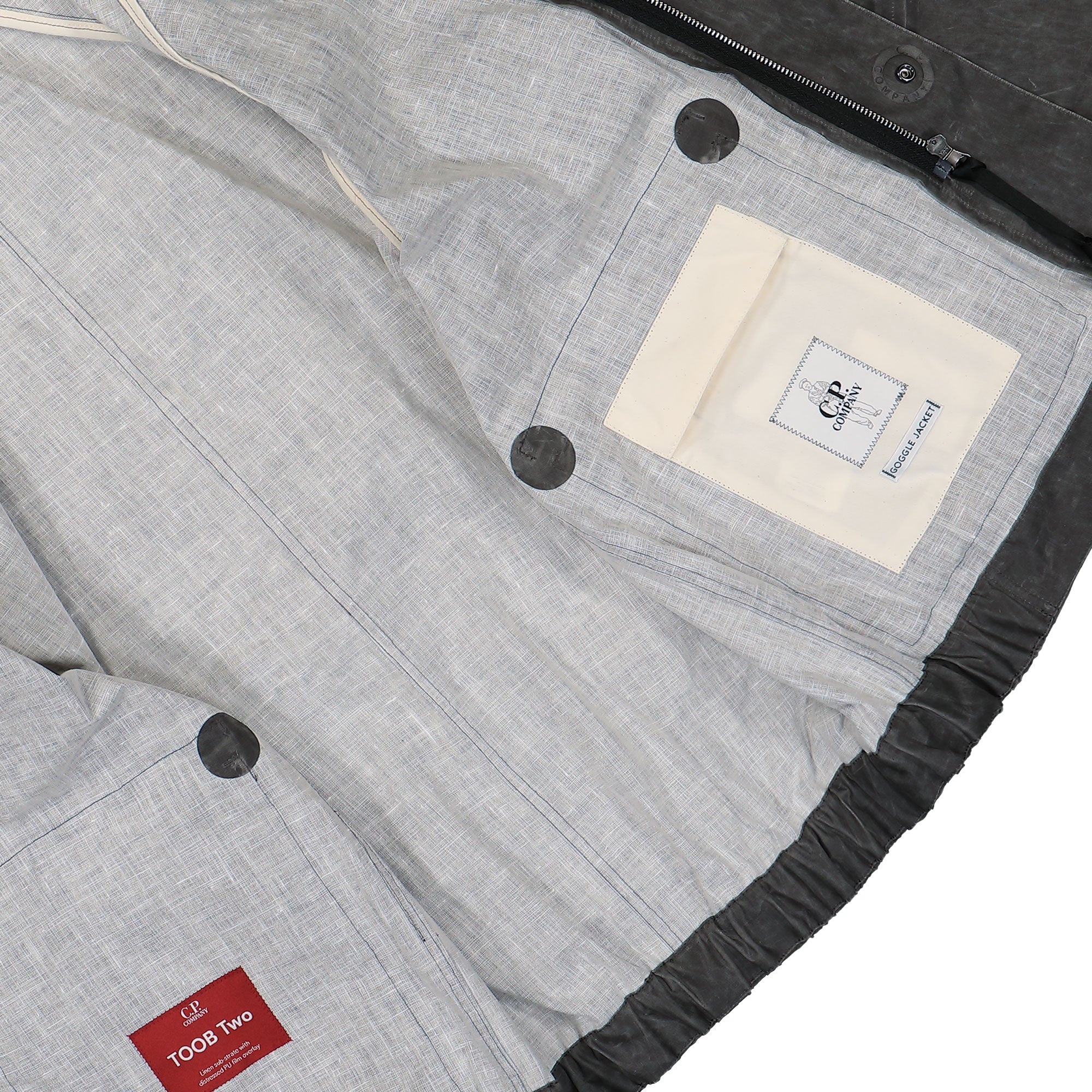 C.P. Company Goggle Jacket Raven Jackets Detail view 3 | Overkill