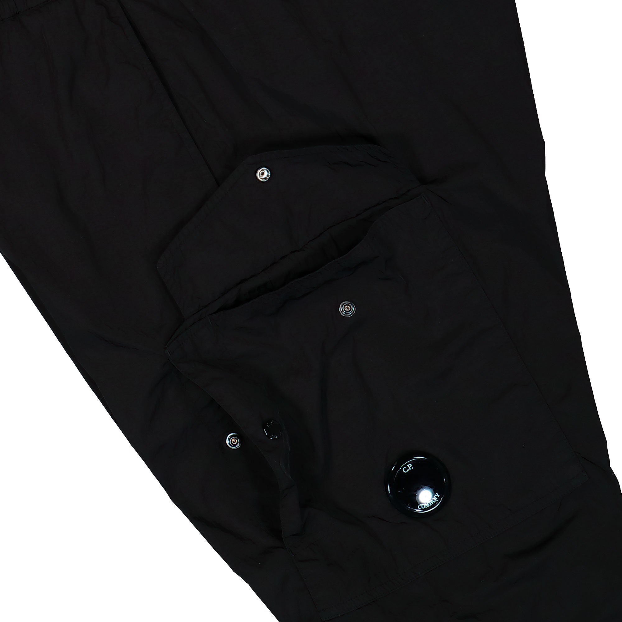 C.P. Company Chrome-R Regular Cargo Pants Black Cargo Pants Detail view 2 | Overkill