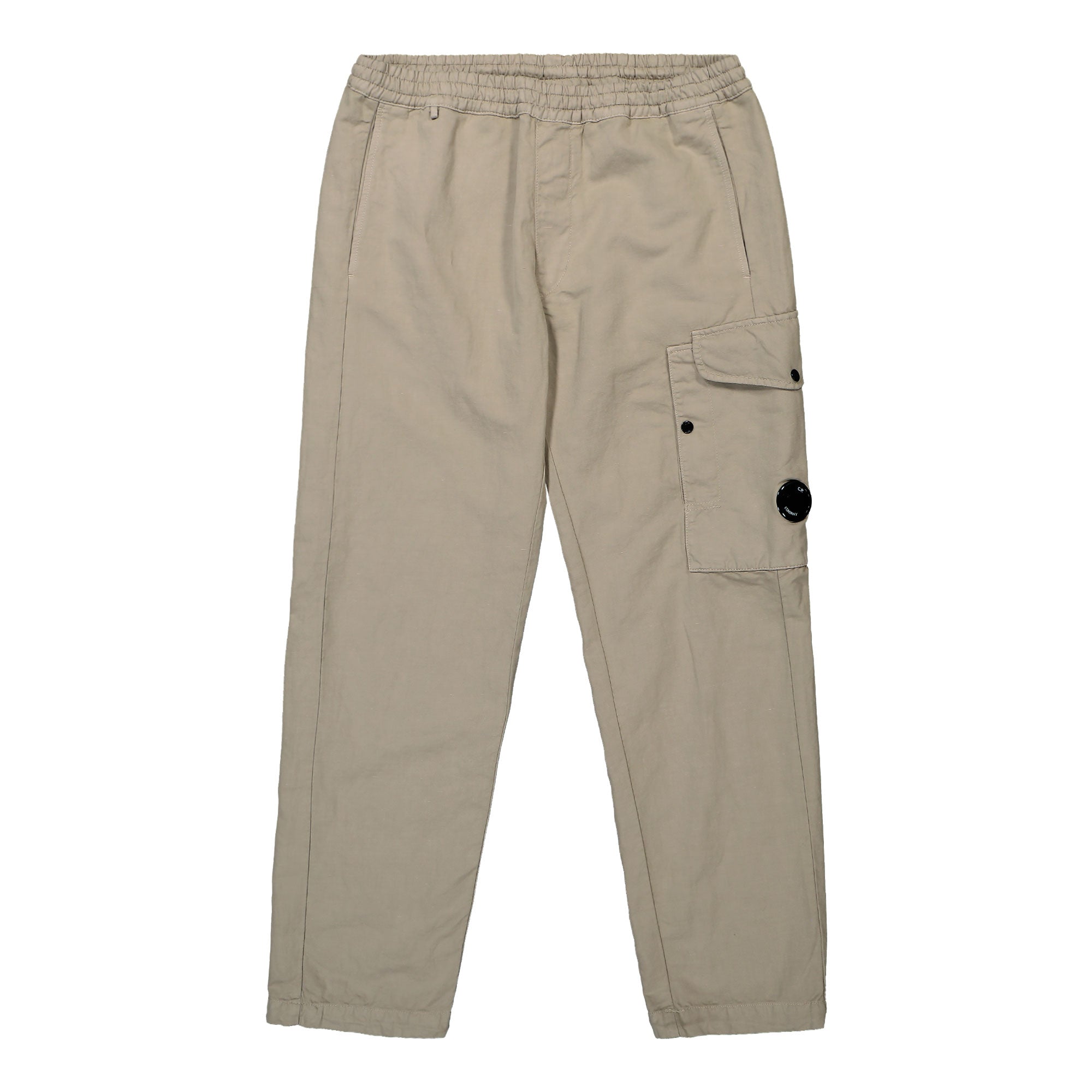 C.P. Company Regular Fit Cotton/Linen Pants Vintage Khaki Casual Pants 18CMPA062A-006273G-327 | Overkill