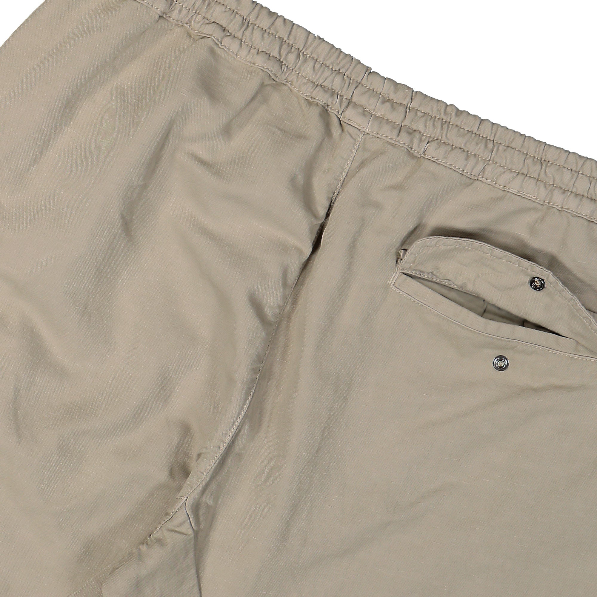 C.P. Company Regular Fit Cotton/Linen Pants Vintage Khaki Casual Pants Detail view 1 | Overkill